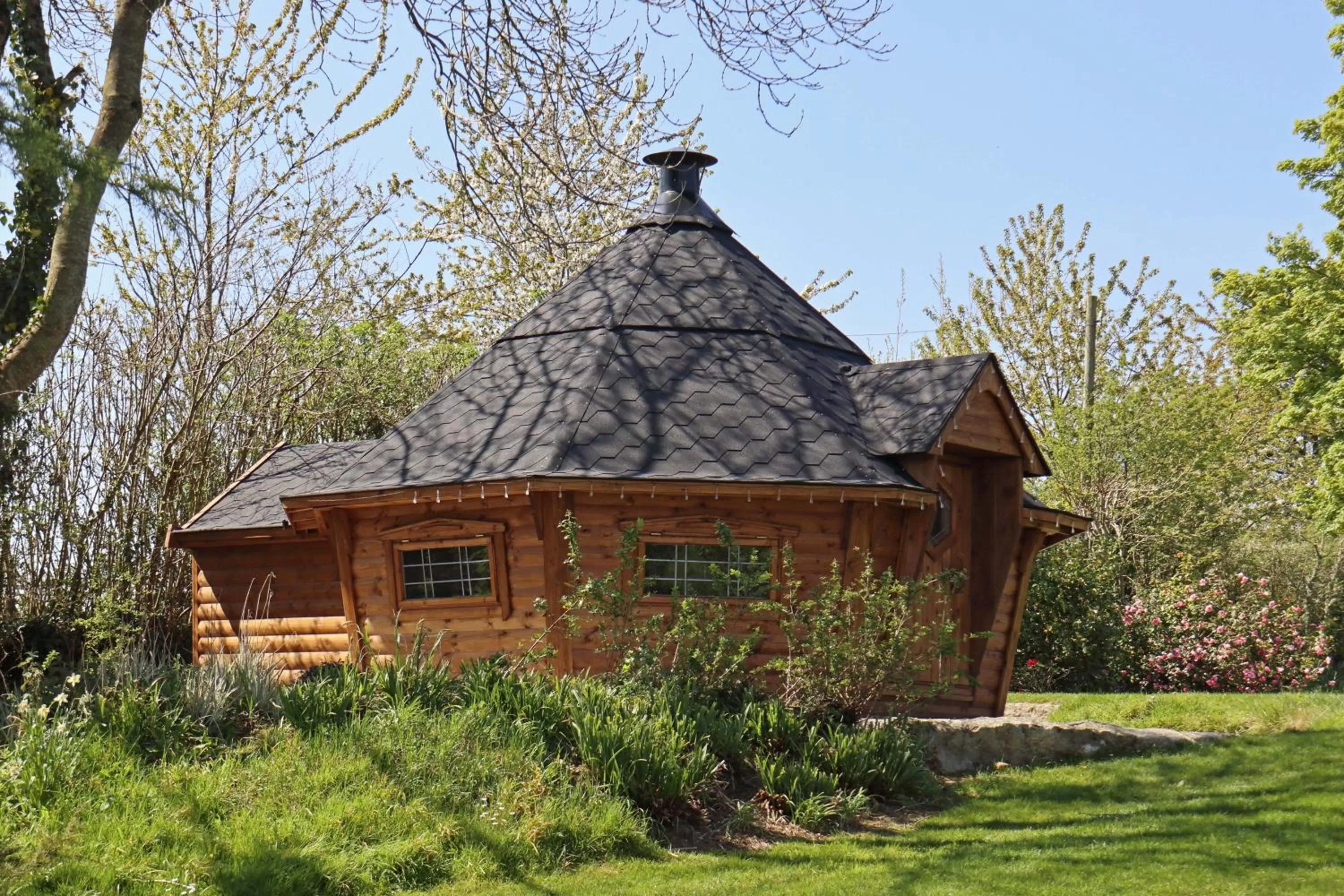 Garden in Lovaton Farmhouse