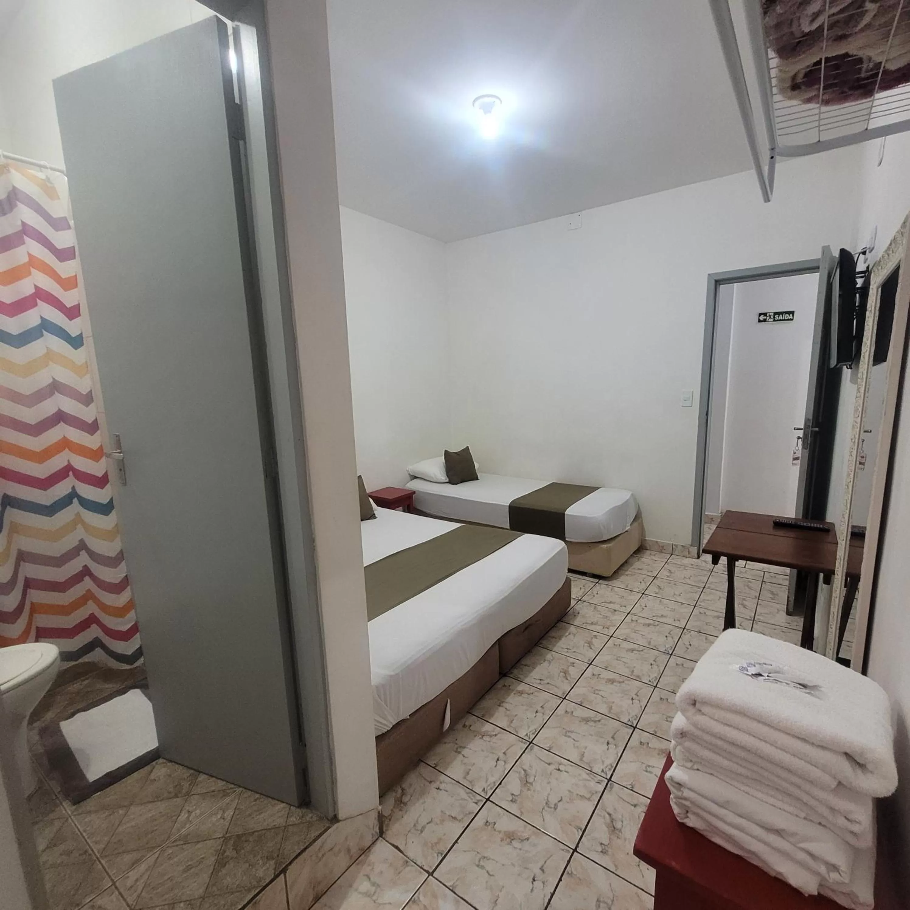 Bed in Hotel Dona Lú