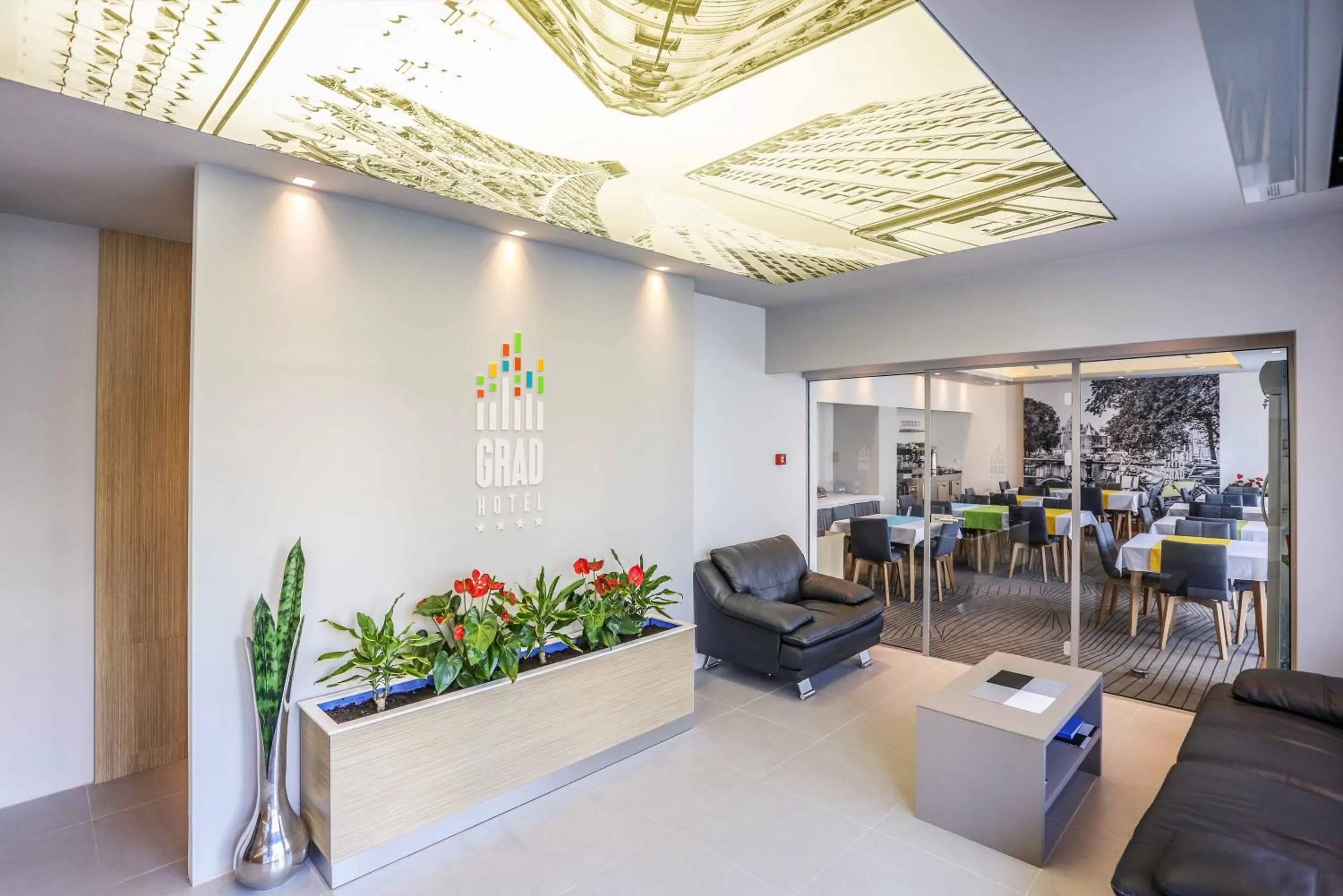 Lobby or reception in Hotel Grad