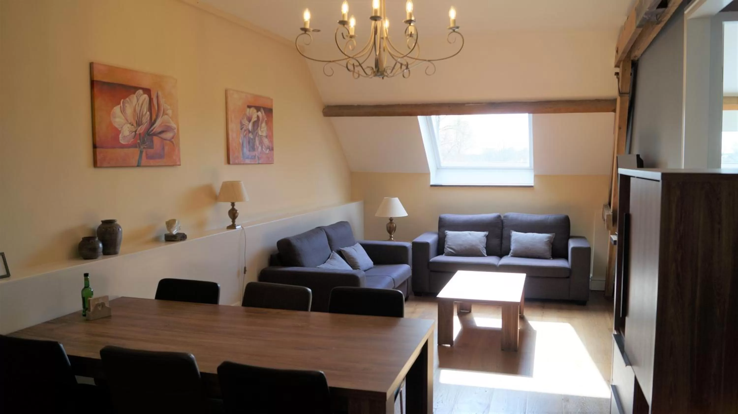 Living room in B&B Johannes-Hoeve