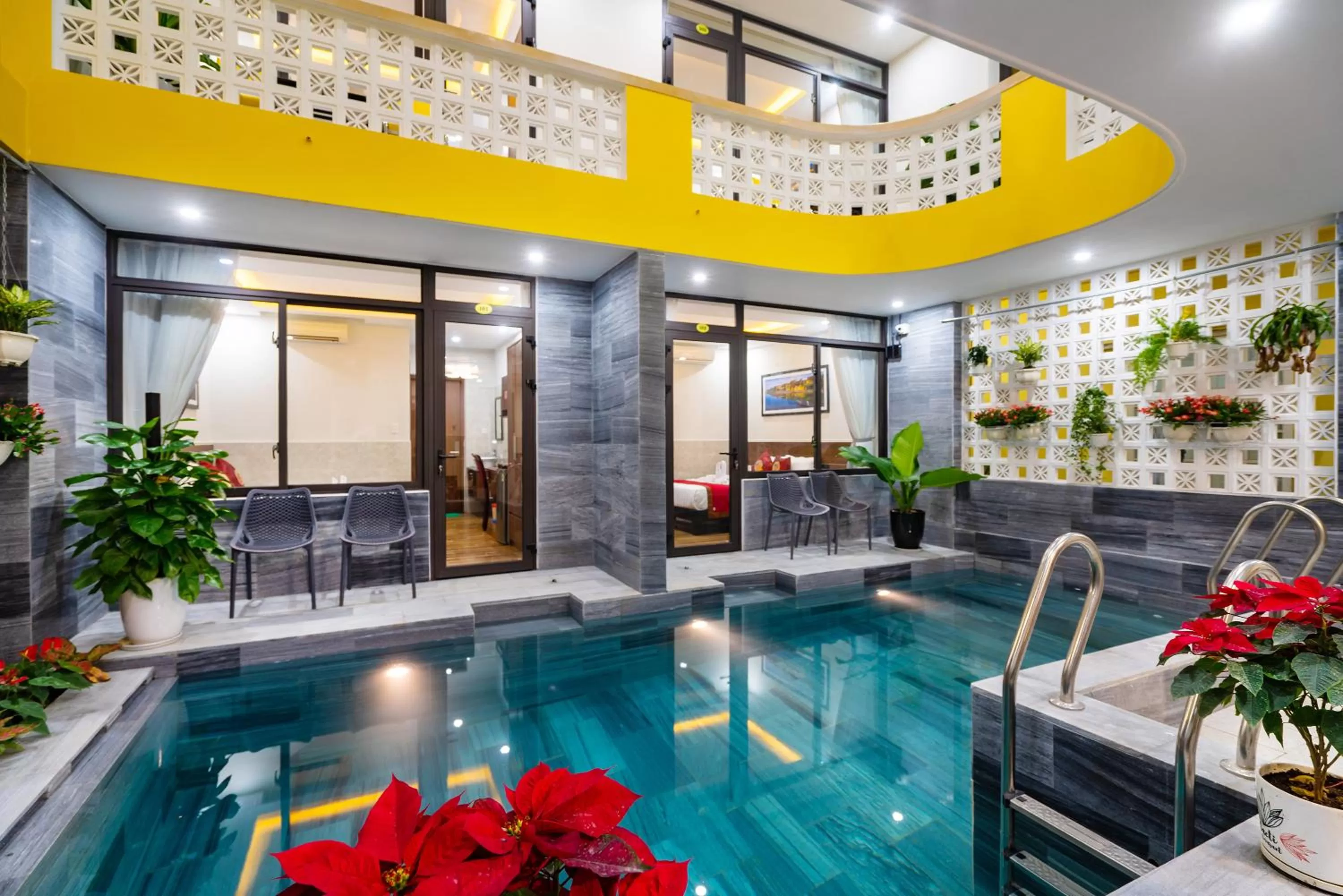 Pool view in The Lit Villa Hoi An