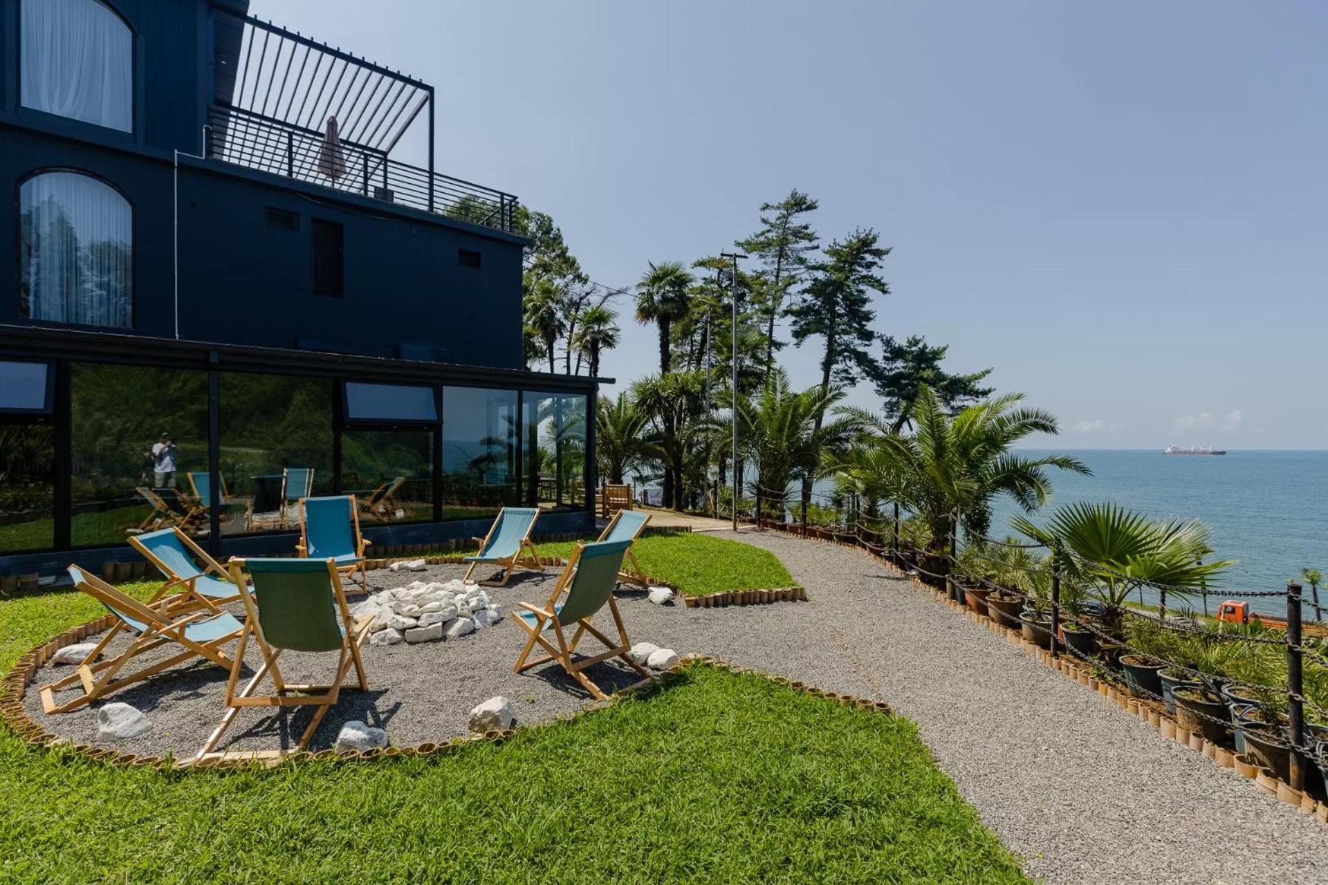 Property Building in House at the Sea