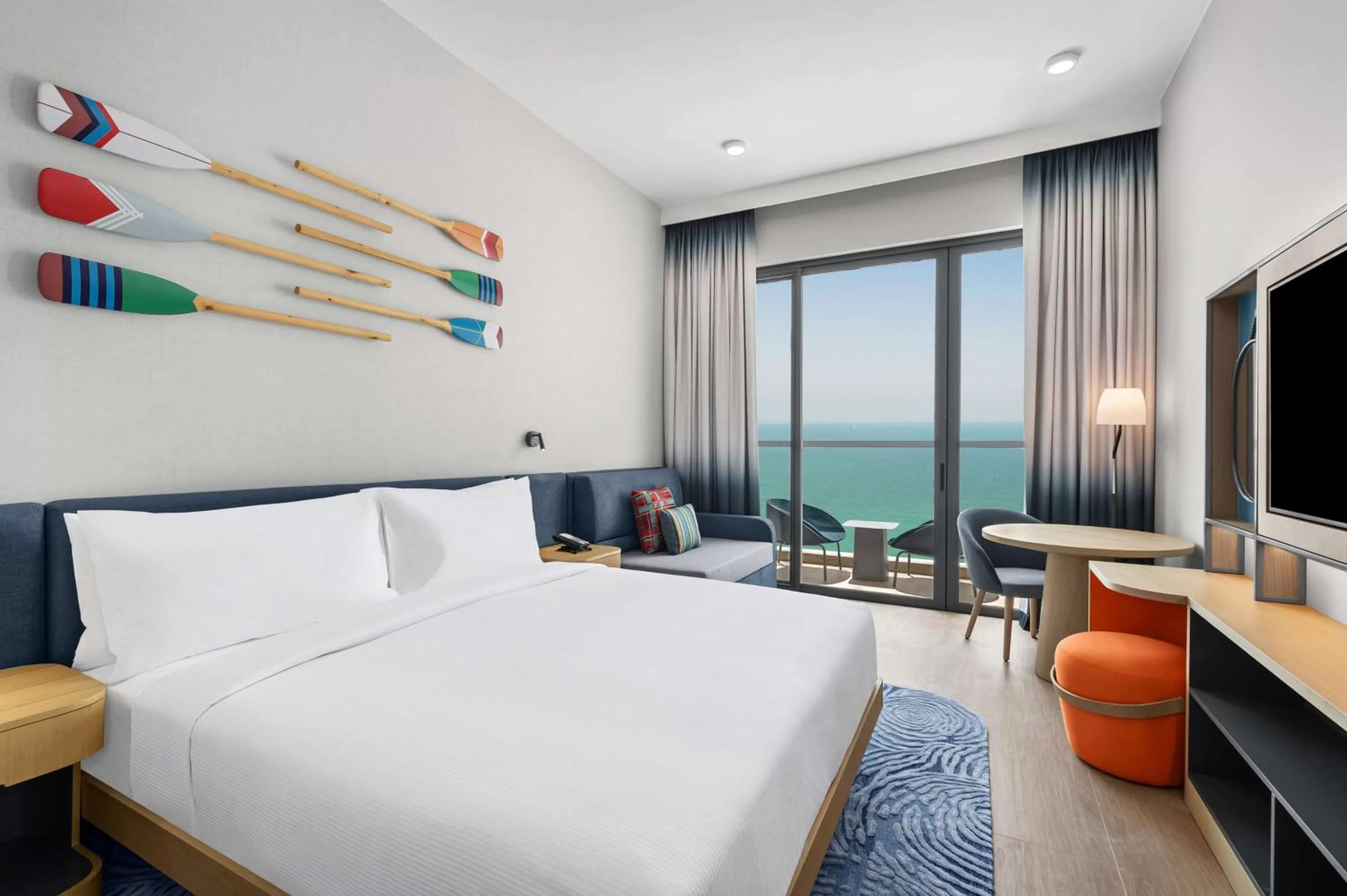 Bedroom, Bed in Hampton by Hilton Marjan Island