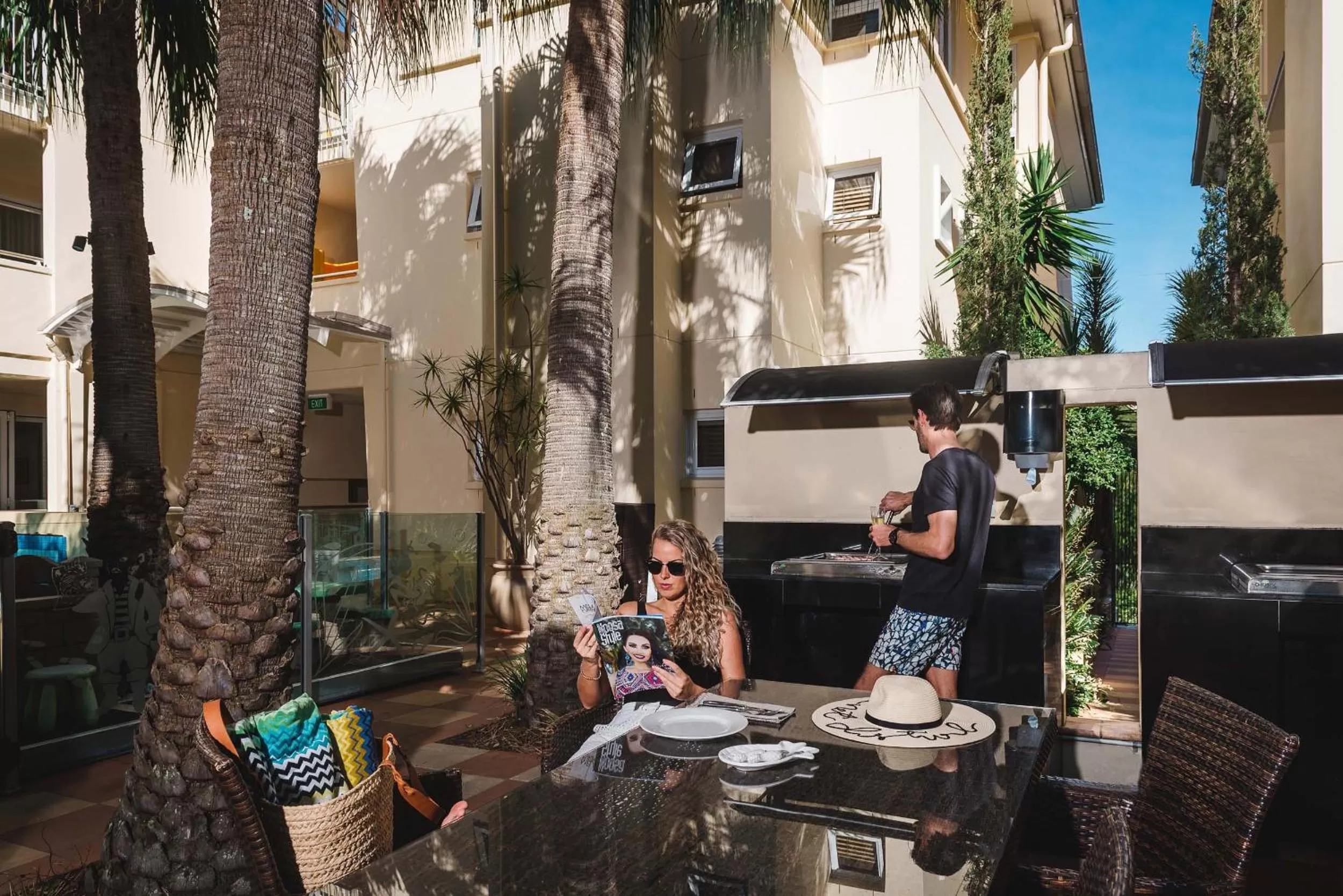 BBQ facilities in The Sebel Noosa