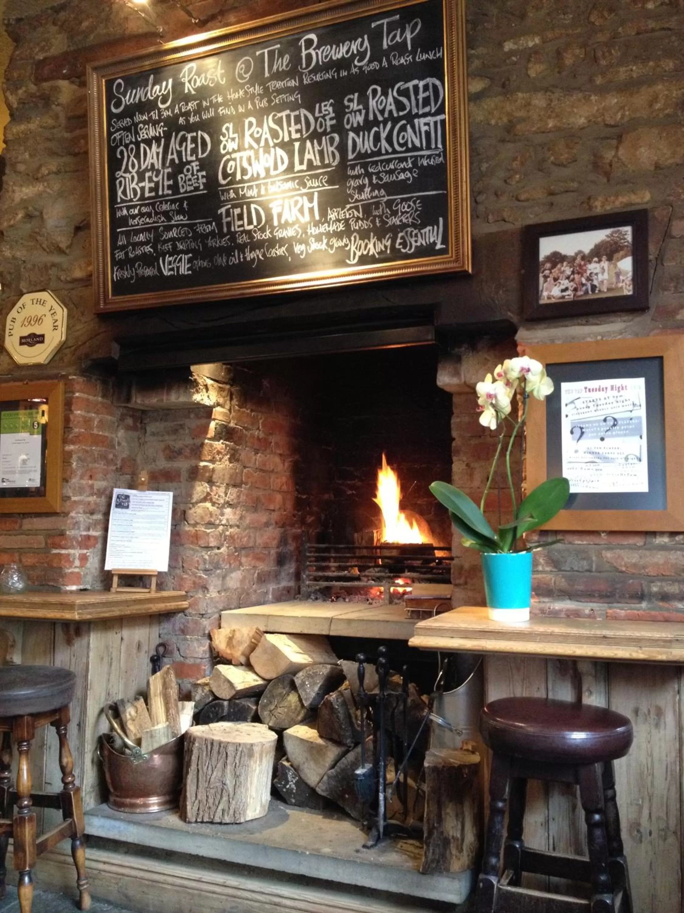 Decorative detail in The Brewery Tap