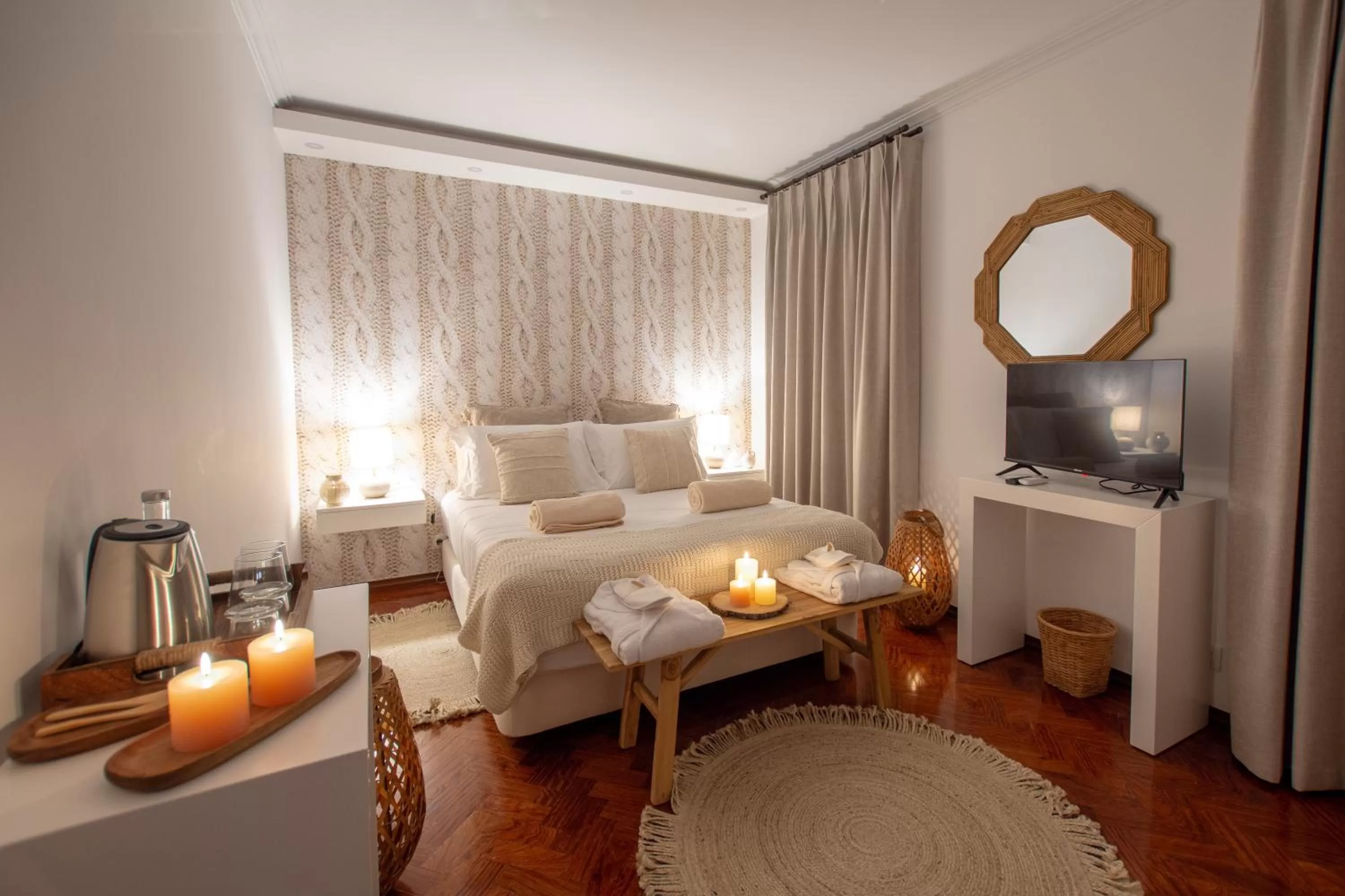 Bed in Villa Pietra Estoril Eco Guesthouse