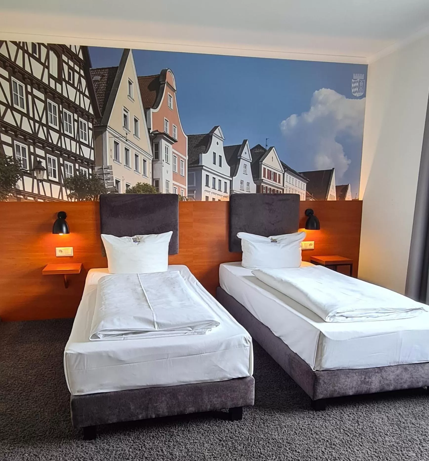 Bed in EuroHotel Günzburg