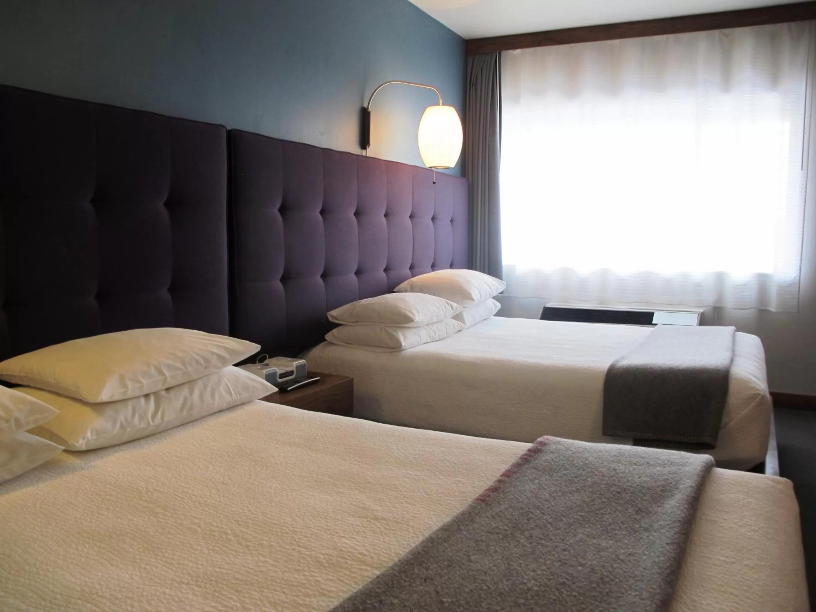 Bed in Modern Hotel
