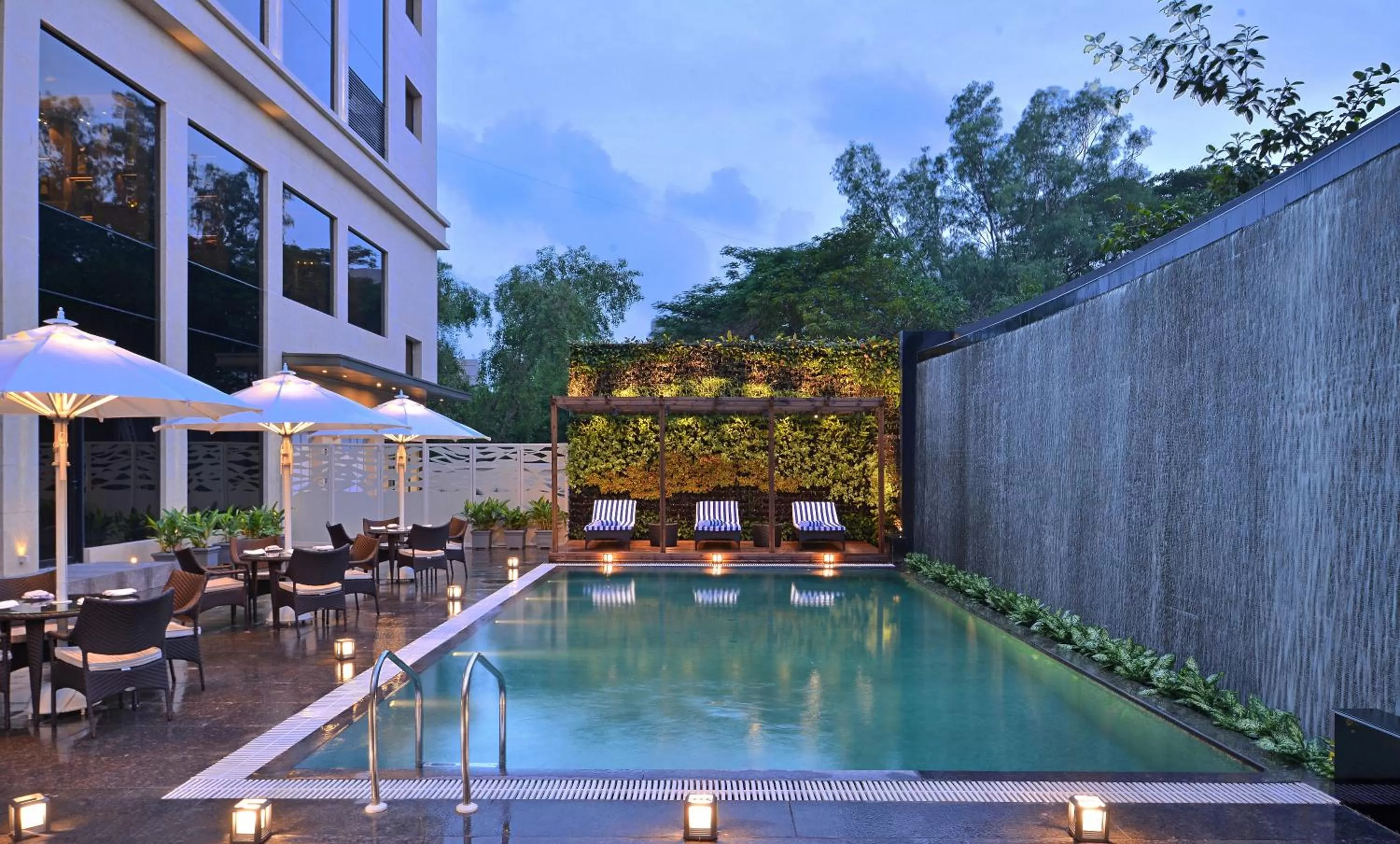 Swimming pool in Radisson Mumbai Andheri MIDC