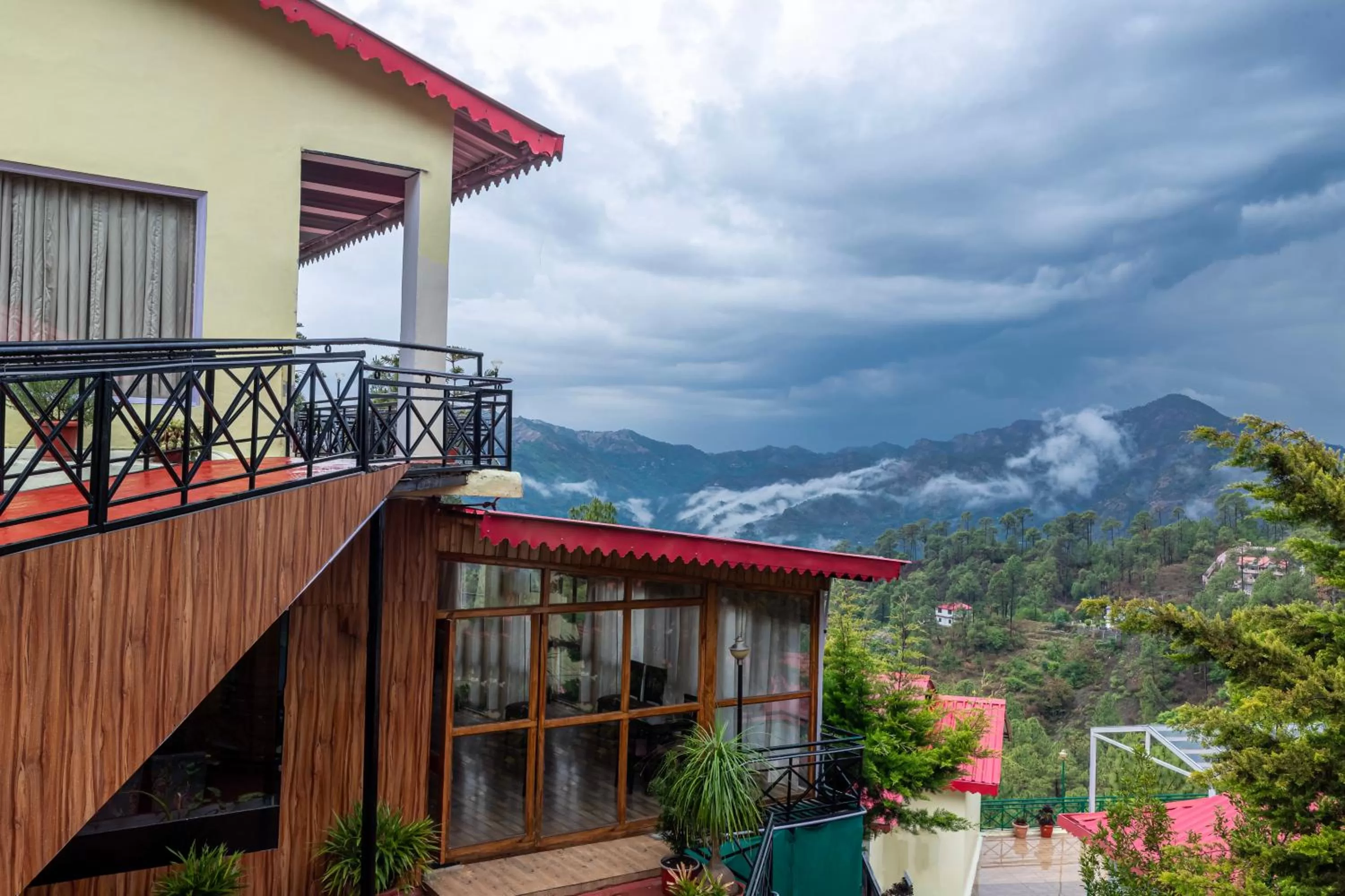 View (from property/room) in Maple Resort Chail