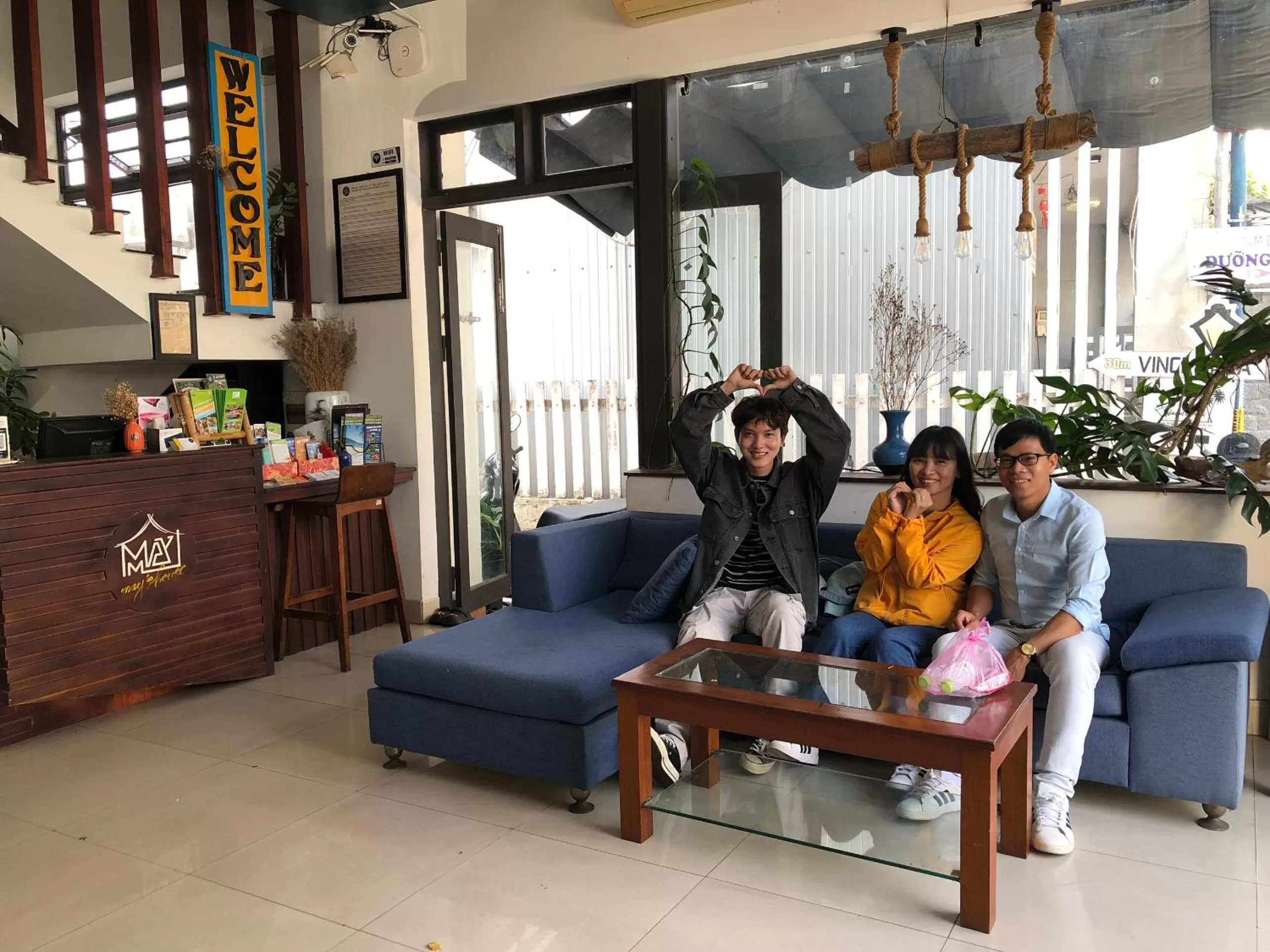 group of guests in May's House Hoi An