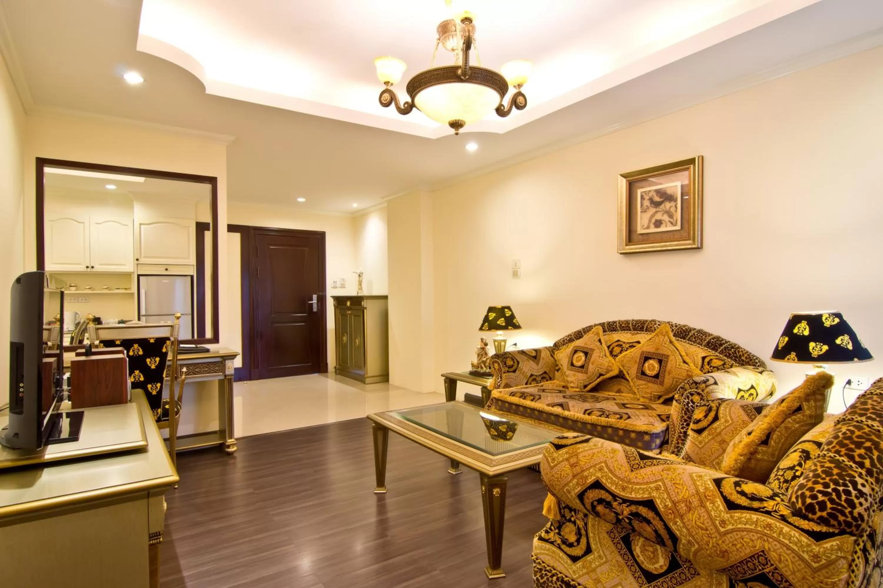 Living room in LK Royal Suite