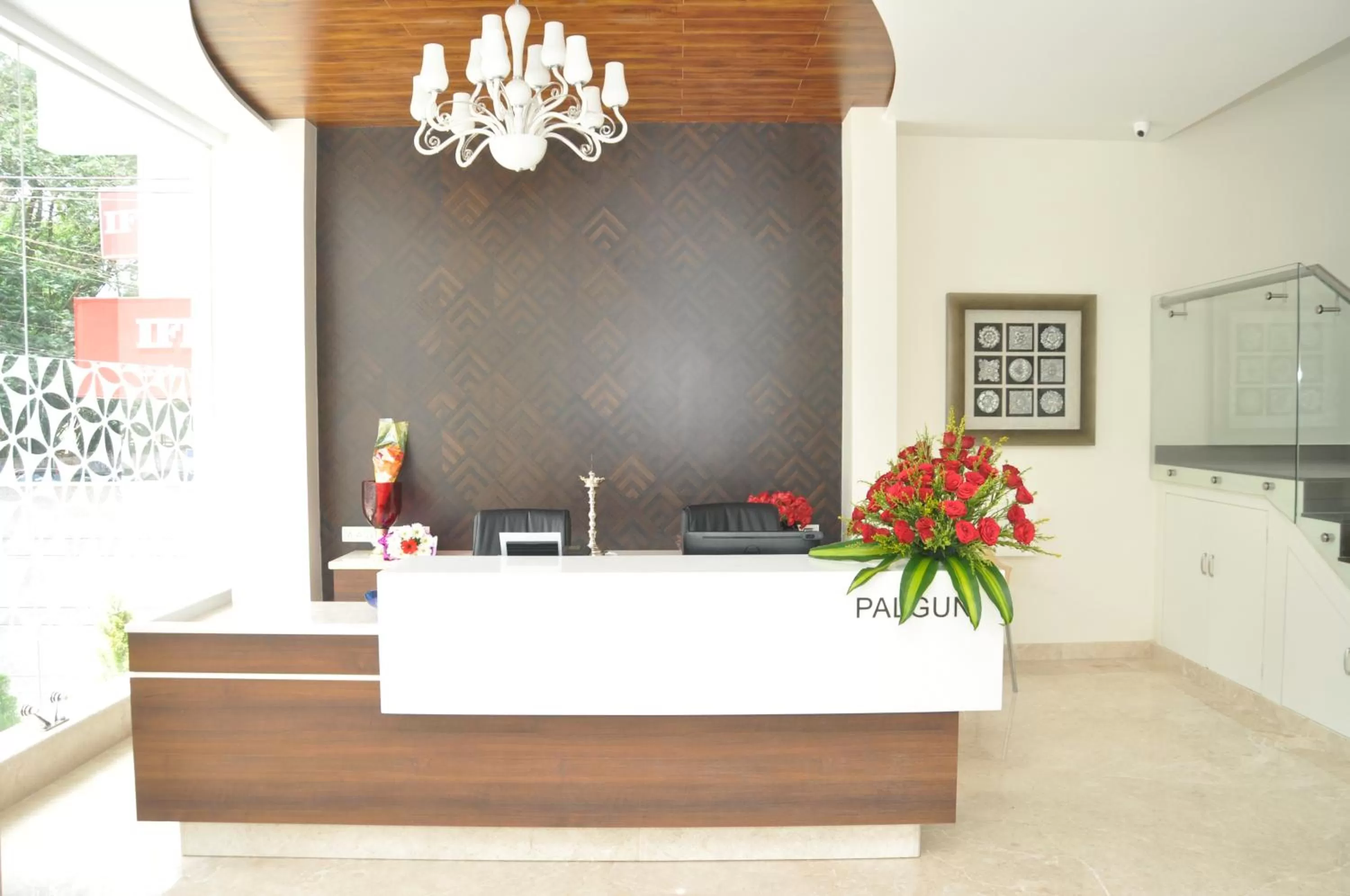 Lobby or reception in Palguni Residency