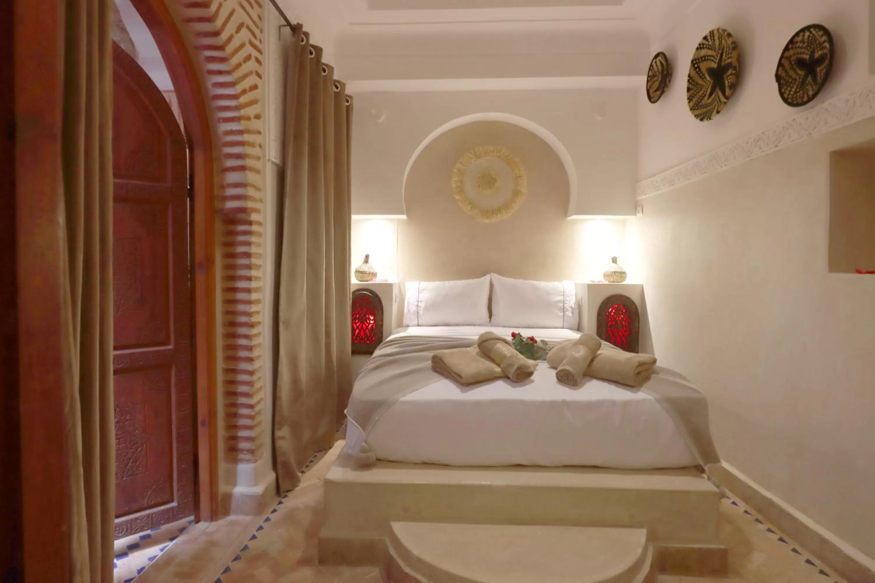 Bed in Riad Venezia