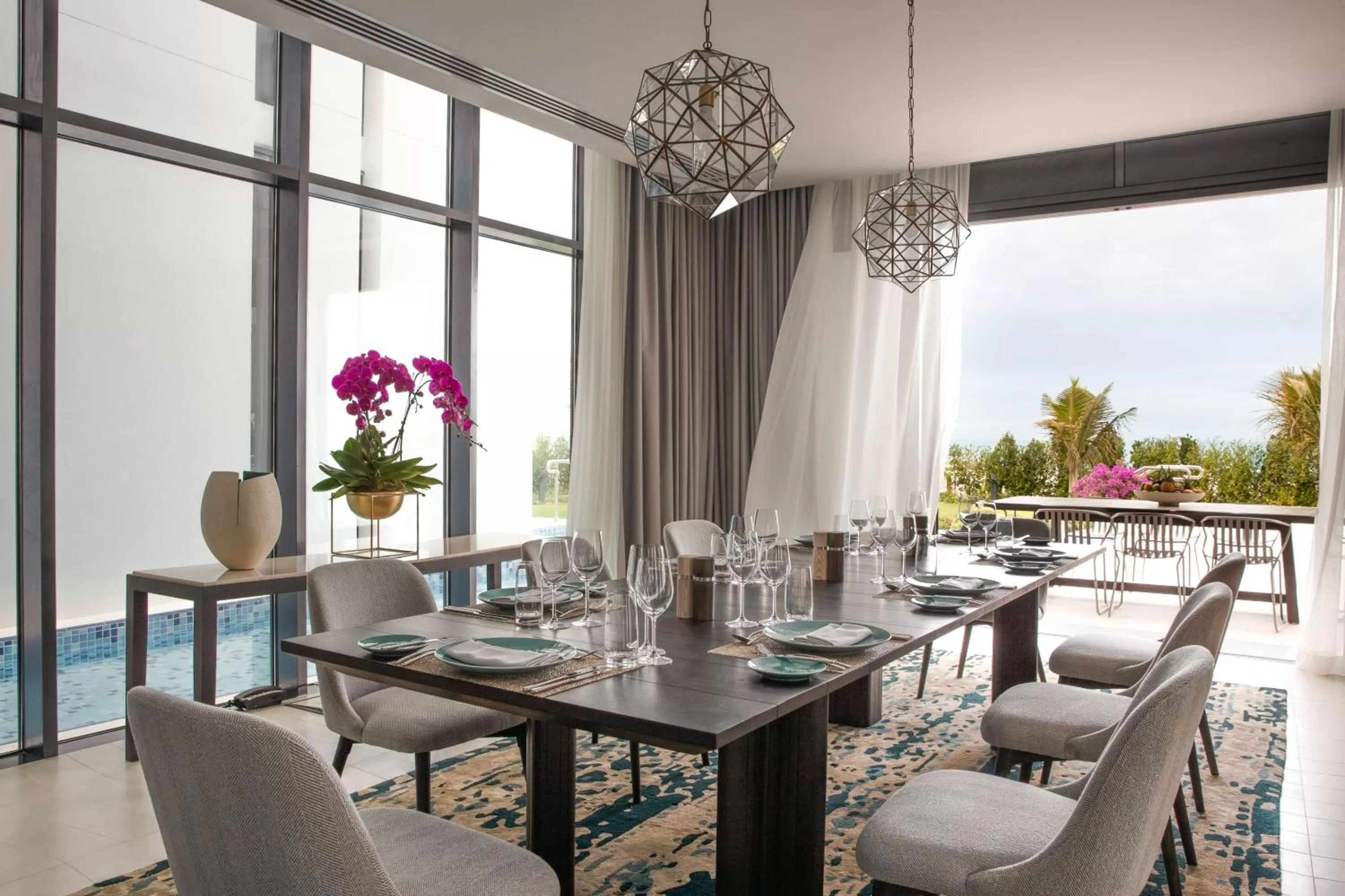 Dining area in Jumeirah Saadiyat Island Abu Dhabi