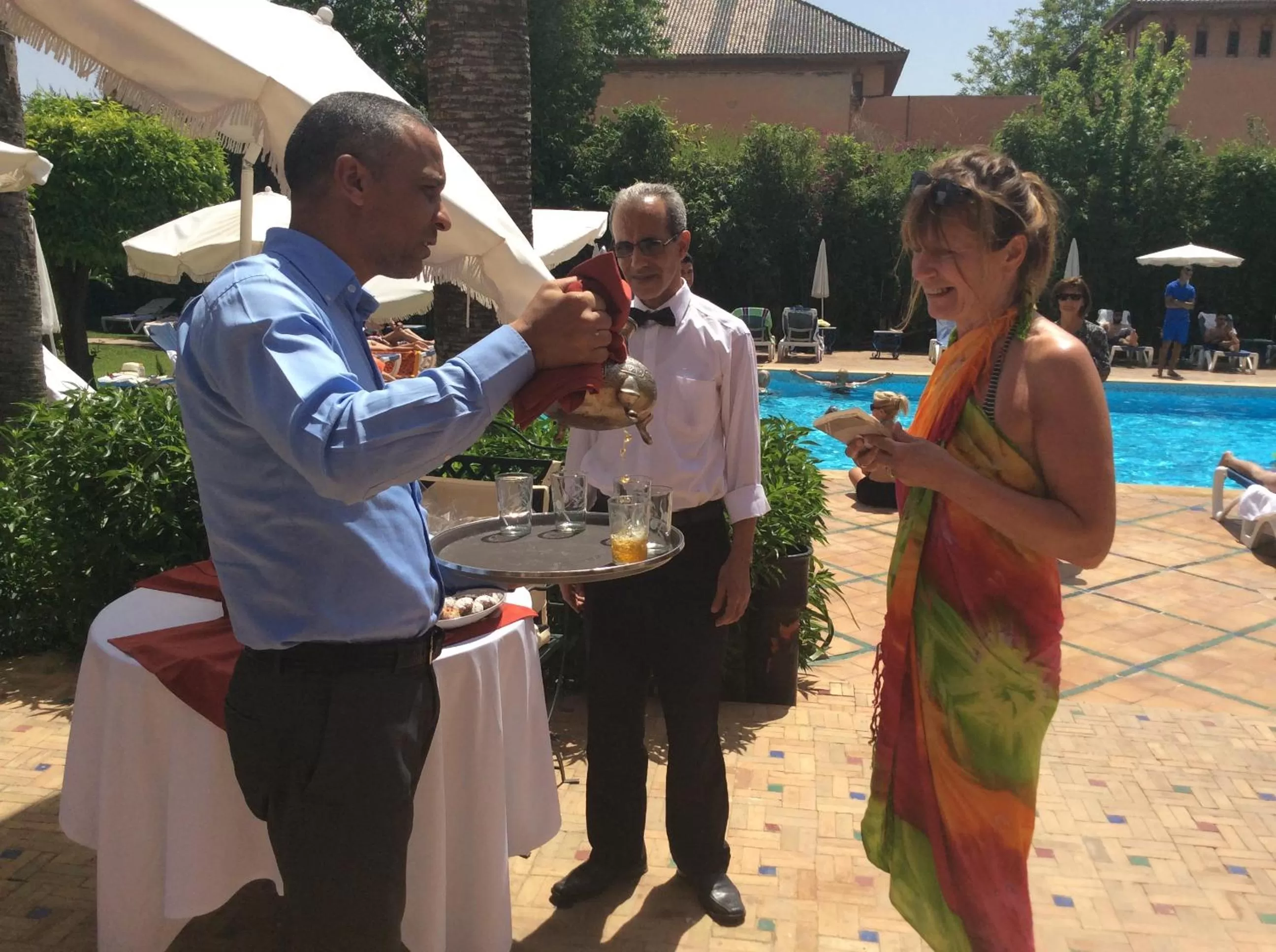 Swimming pool in Chems Hotel