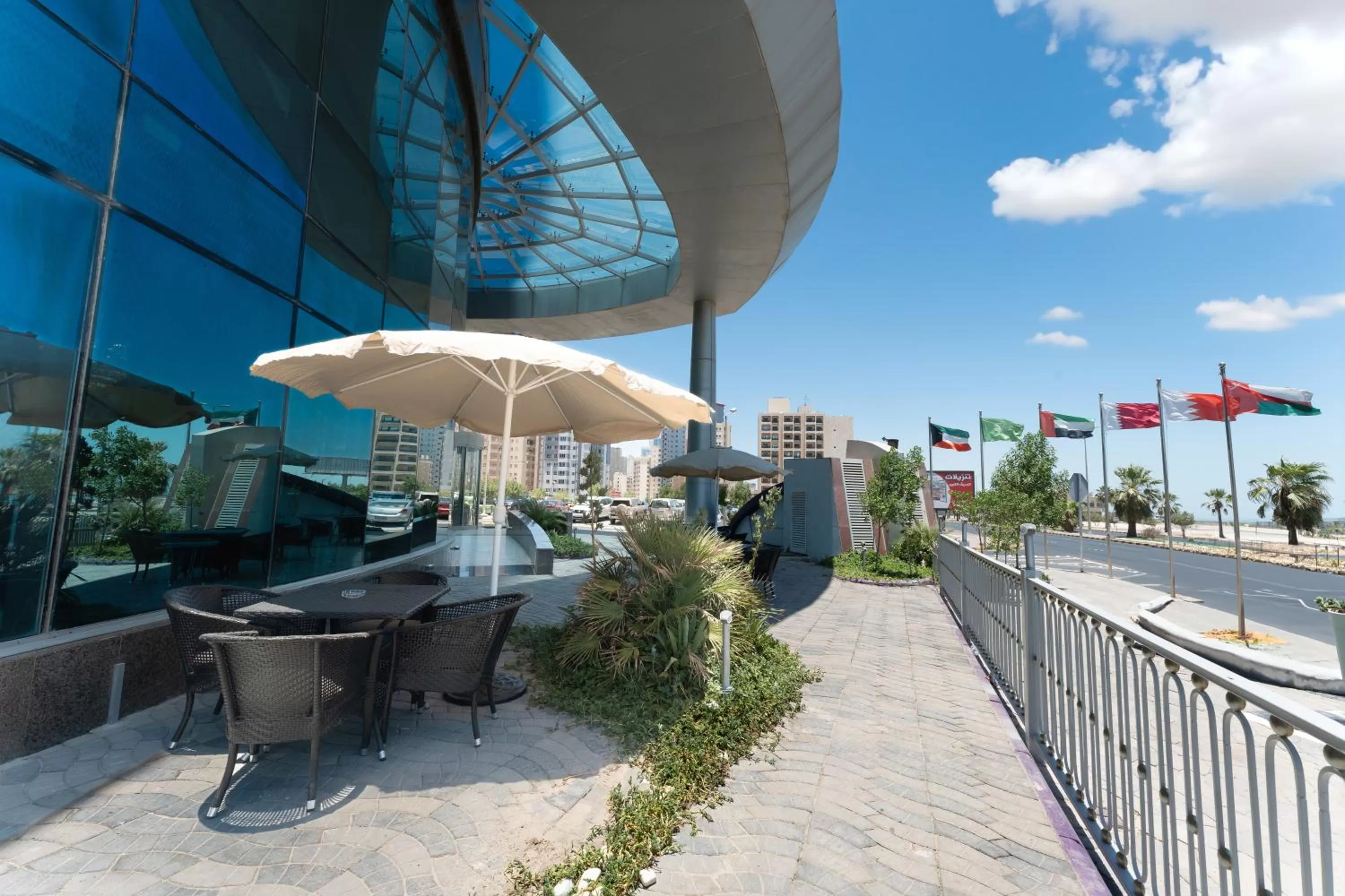 Property building in Kuwait Grand Hotel