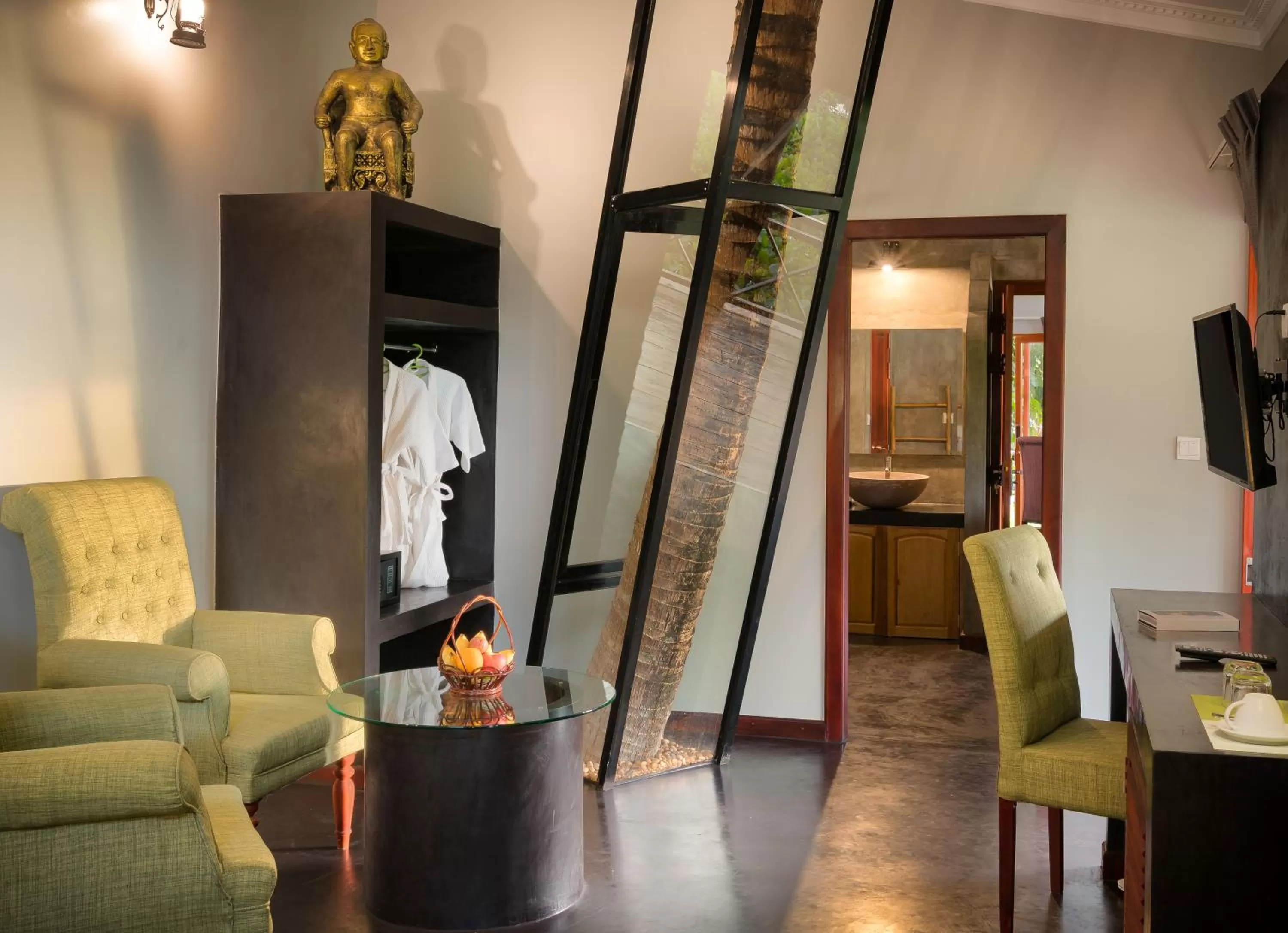 Living room in Authentic Khmer Village Resort