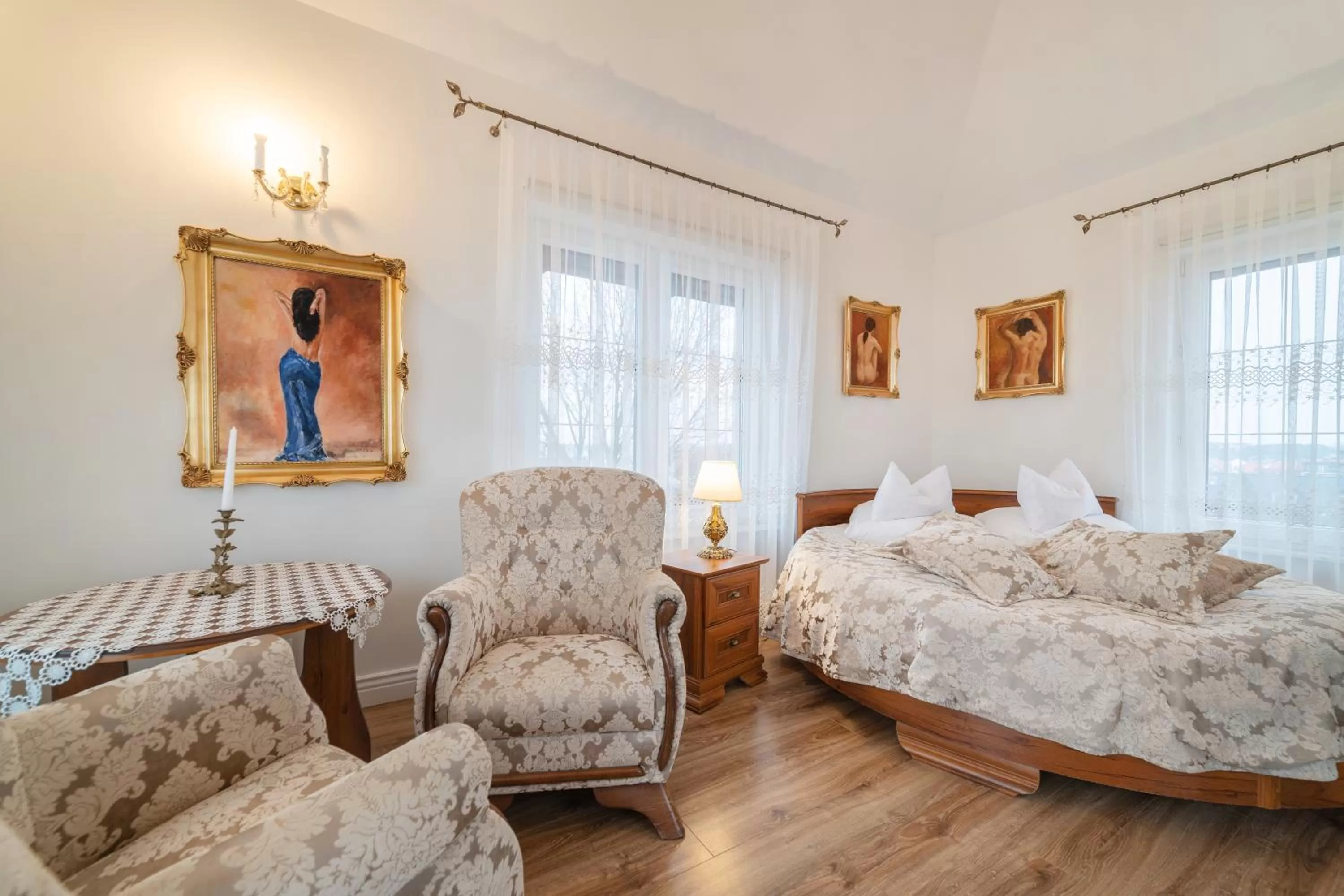 Bed in Pensjonat & Restauracja Admirał