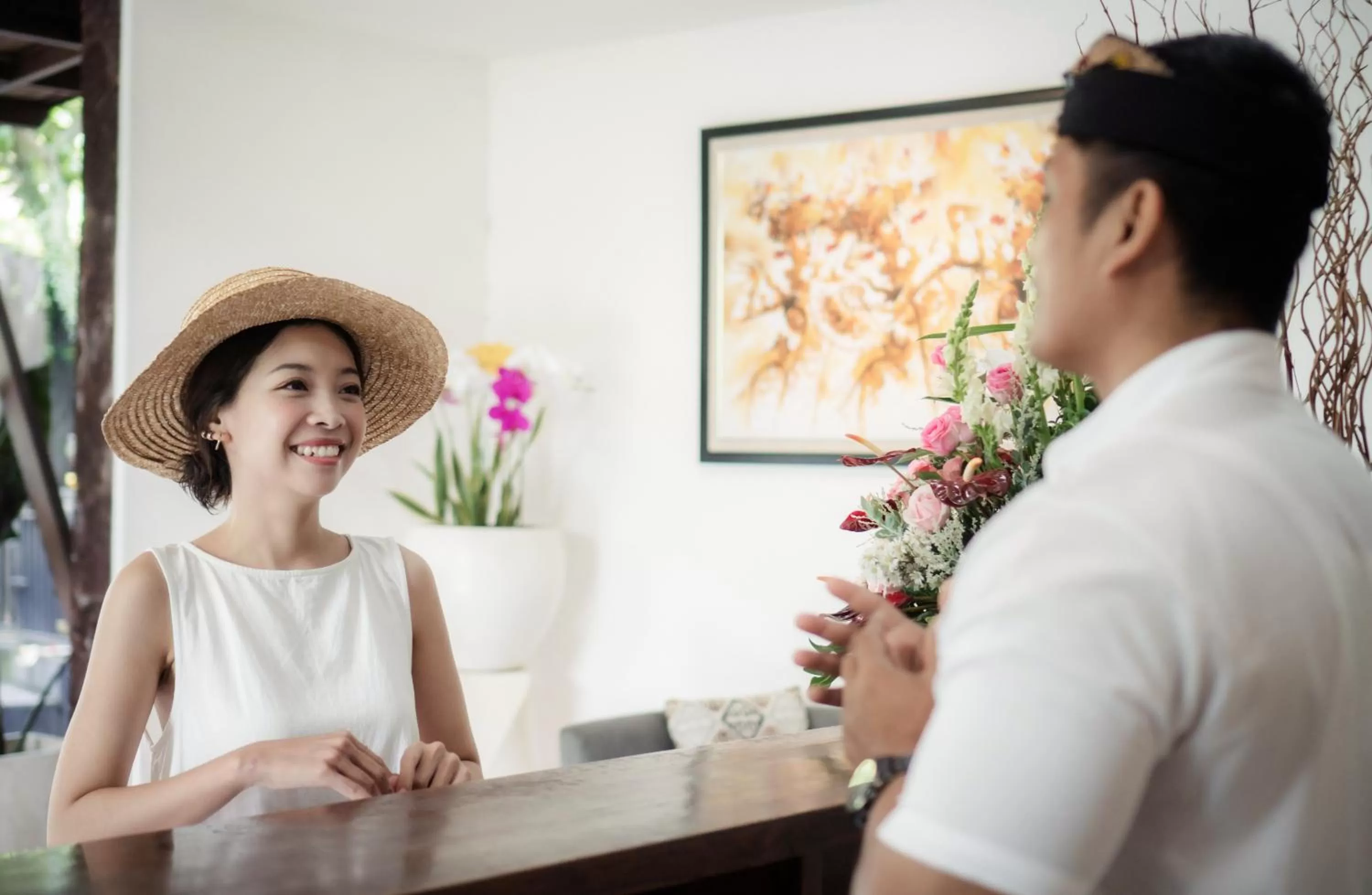 Lobby or reception in Mayura Ubud Retreat