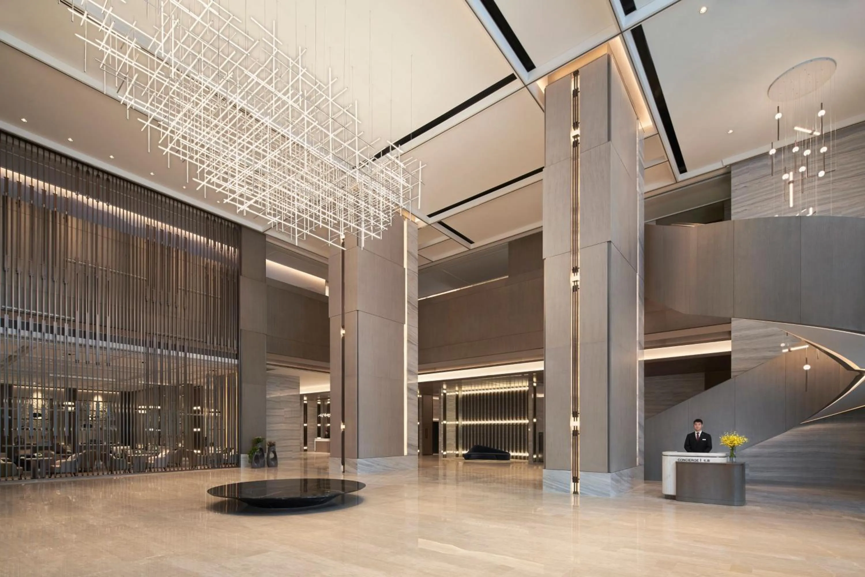 Lobby or reception in Wenzhou Marriott Hotel