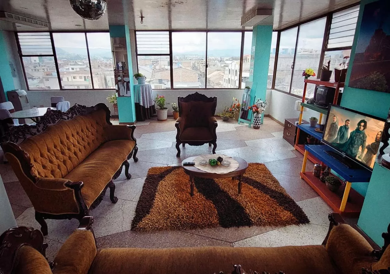 Property building, Seating Area in La Merced Plaza Hostal