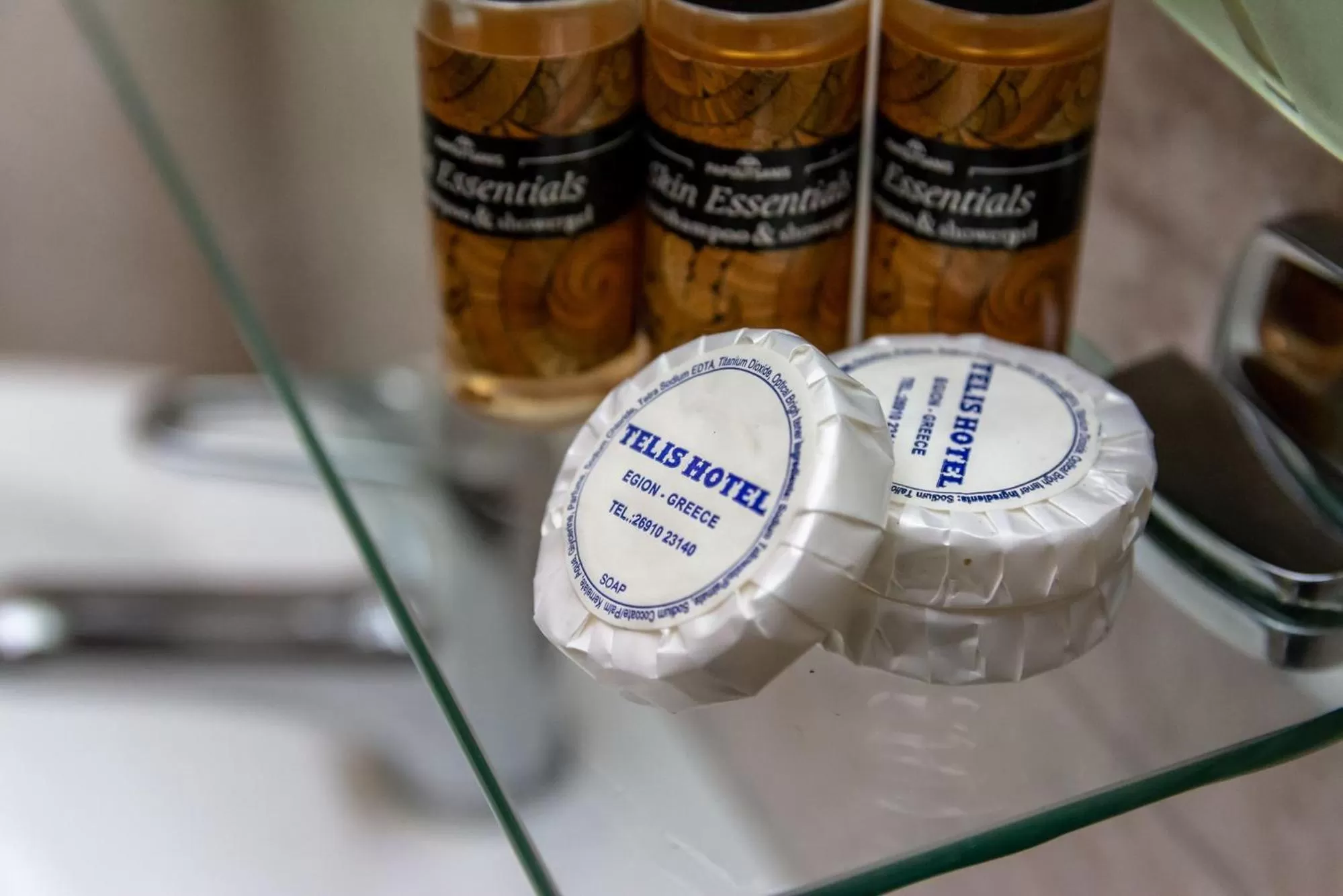 Bathroom in Telis Hotel