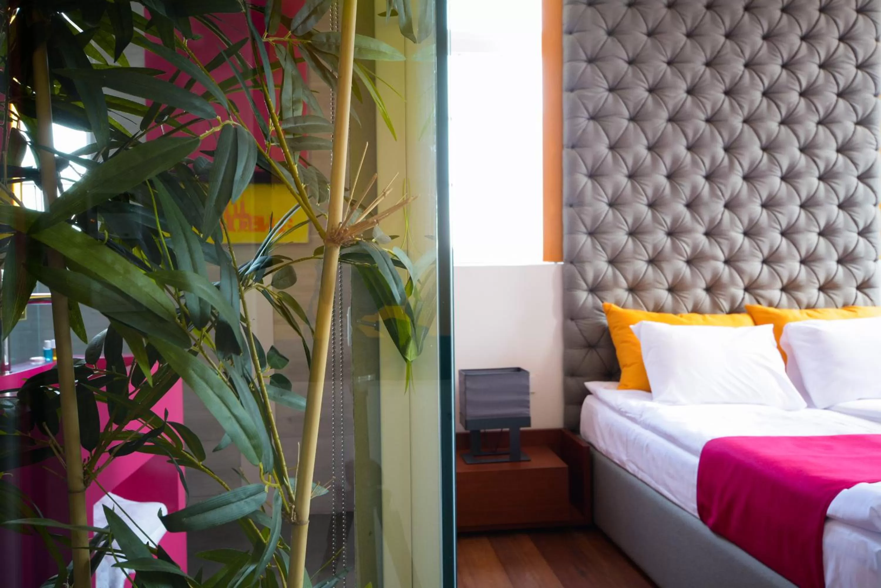 Decorative detail, Bed in Boutique Rooms