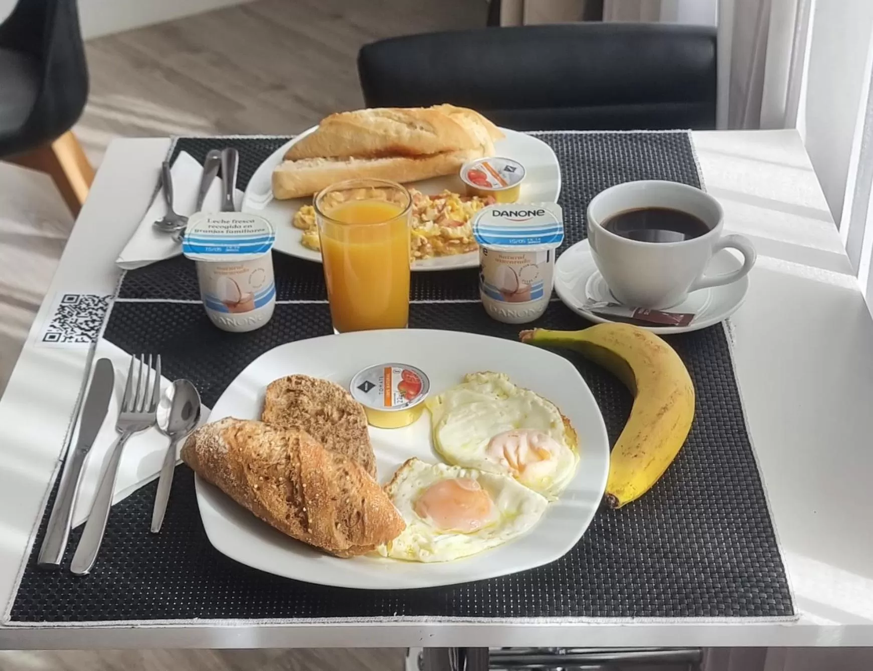 Continental breakfast in Vitium Urban Suites