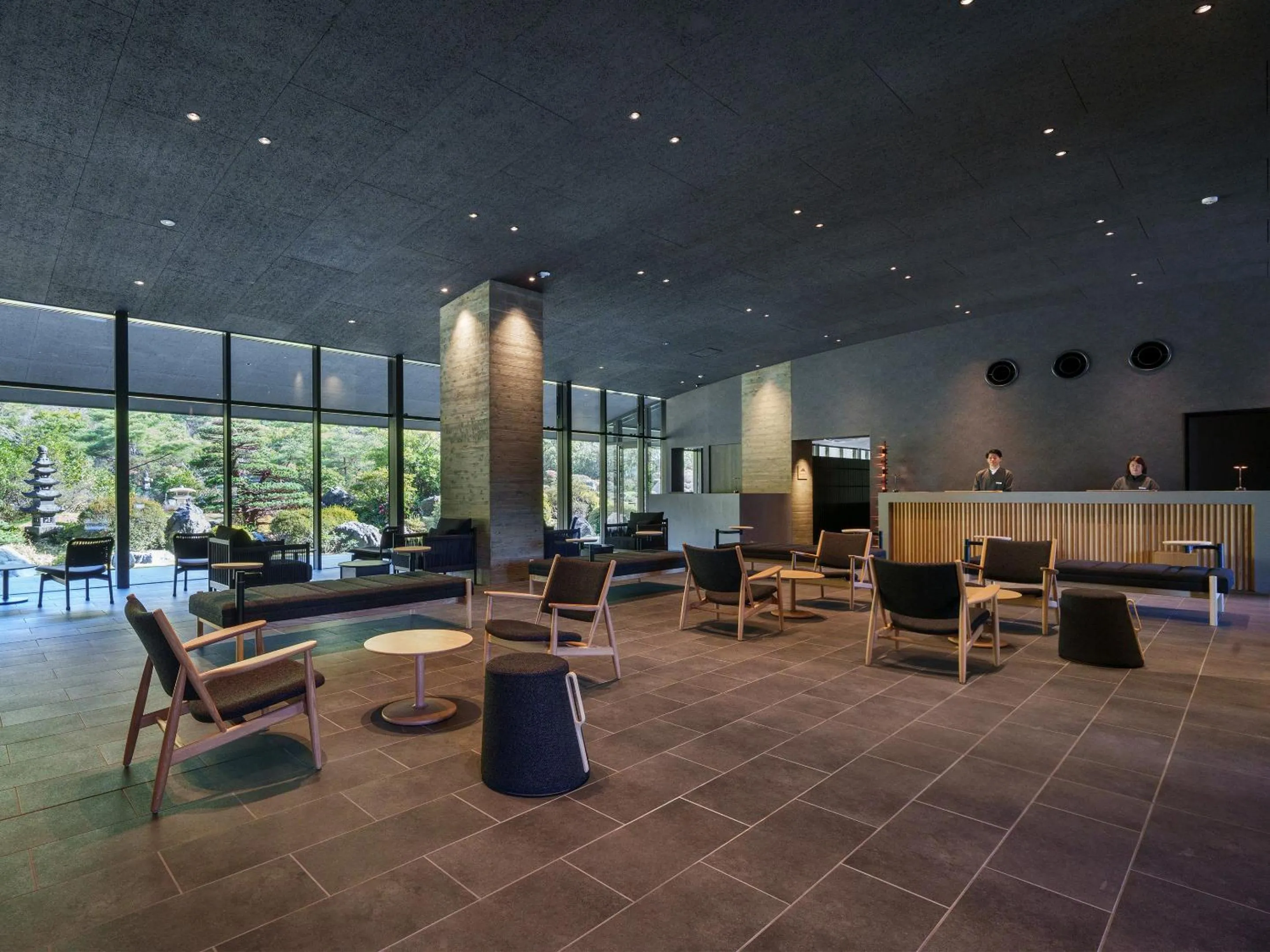 Lobby or reception in Unzen Miyazaki Ryokan