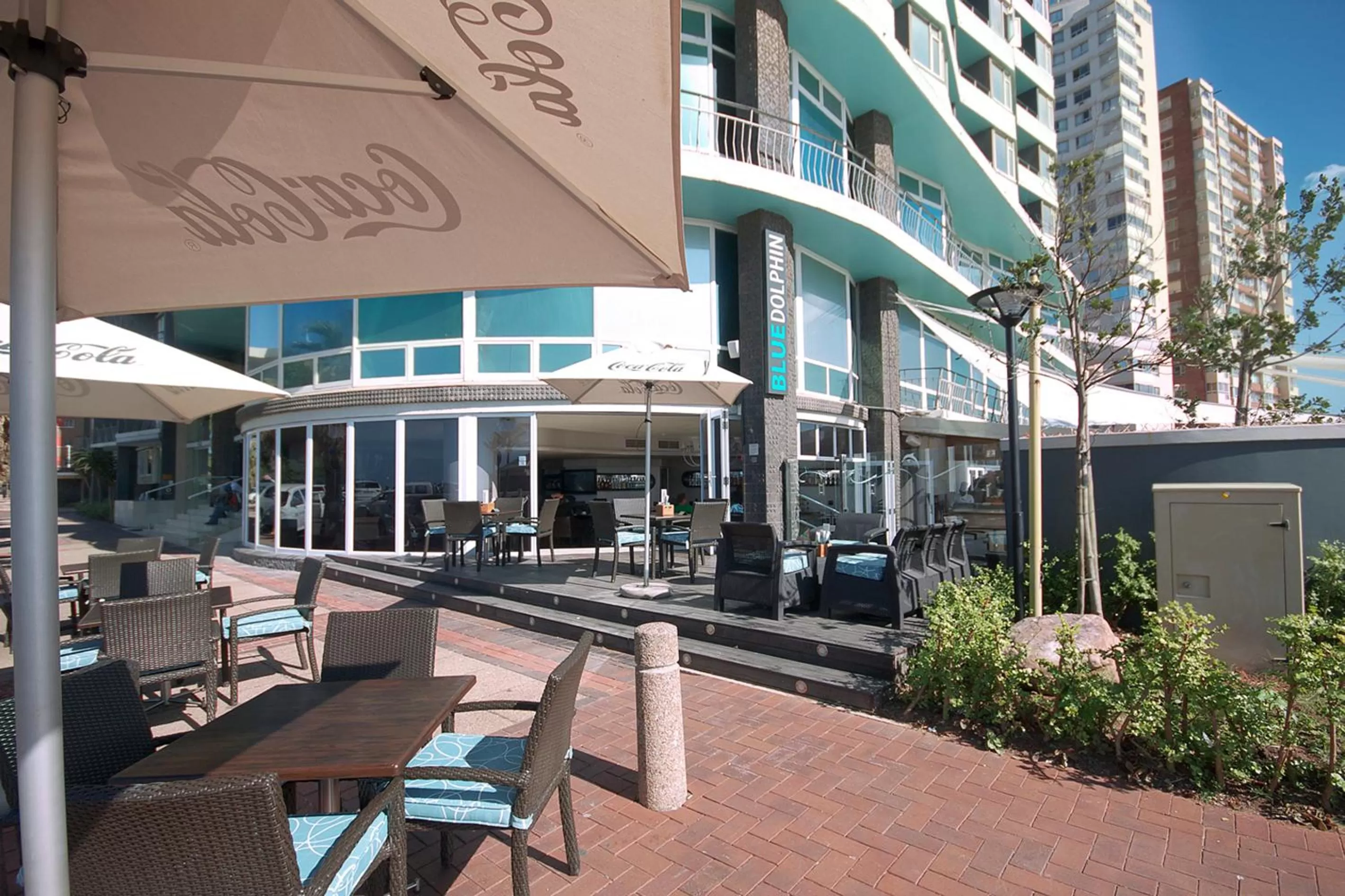 Facade/entrance in Blue Waters Hotel