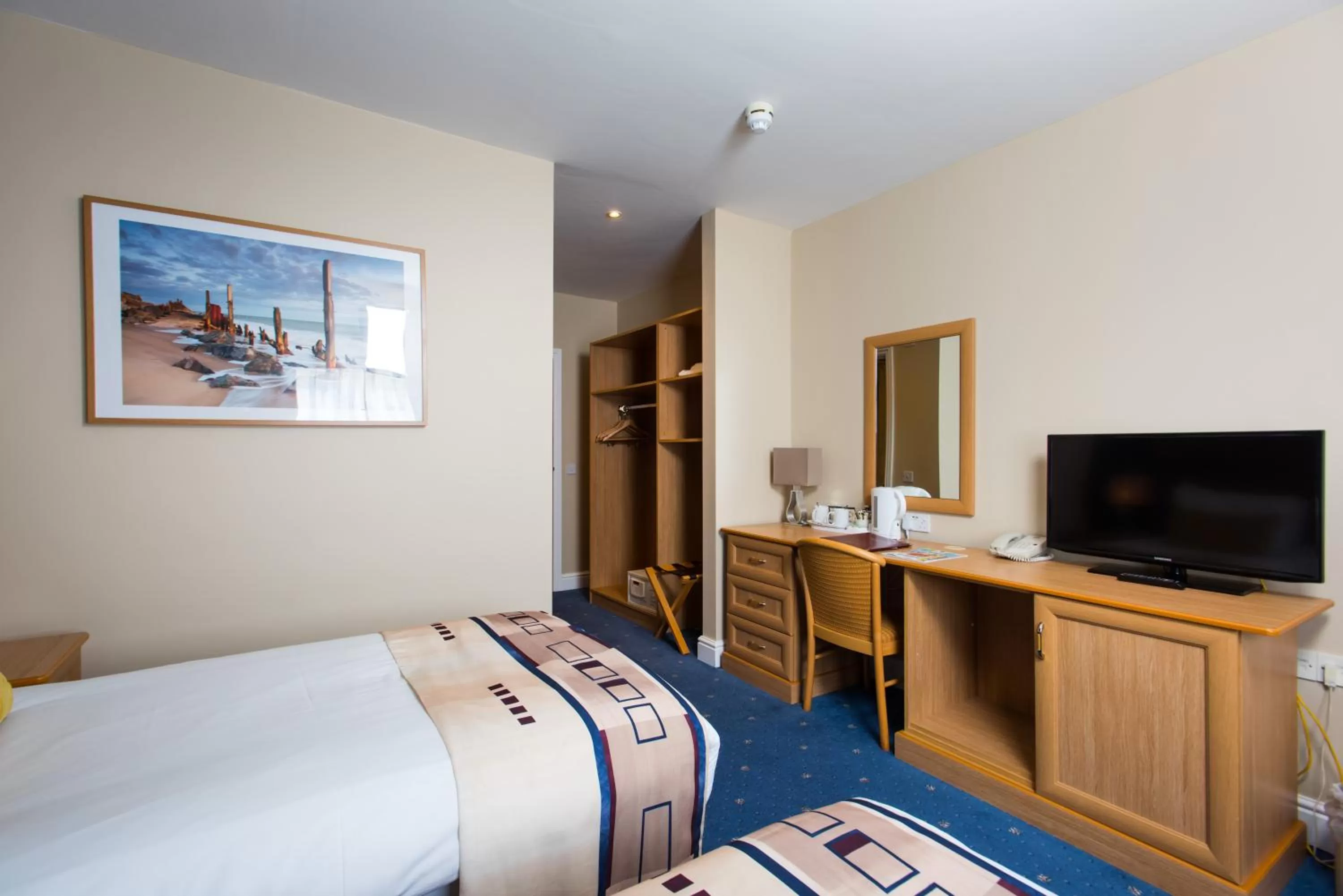 Decorative detail, Bed in Mercure Newbury West Grange Hotel