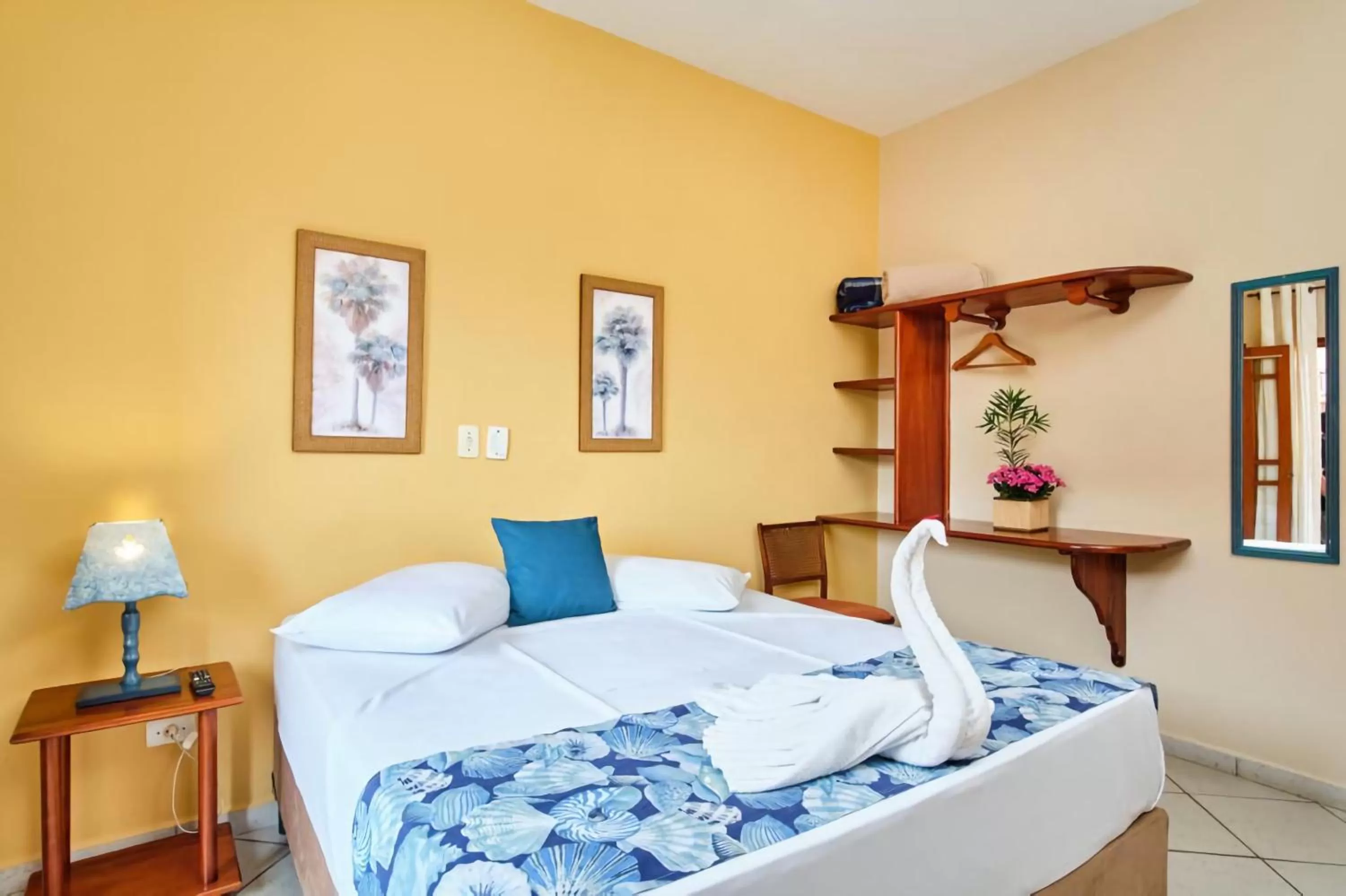 Bed in Pousada Mar Azul