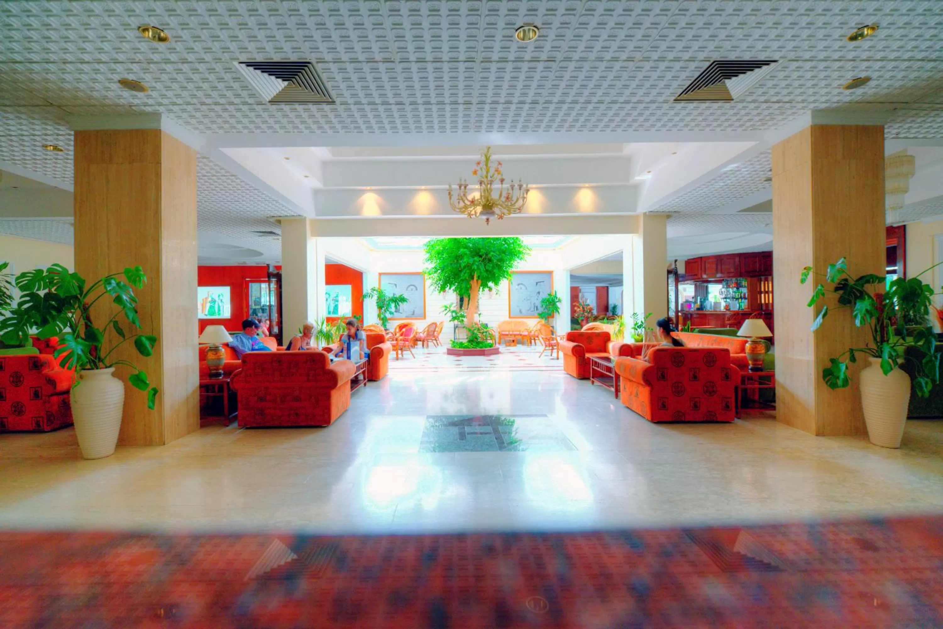 Lobby or reception in Avlida Hotel