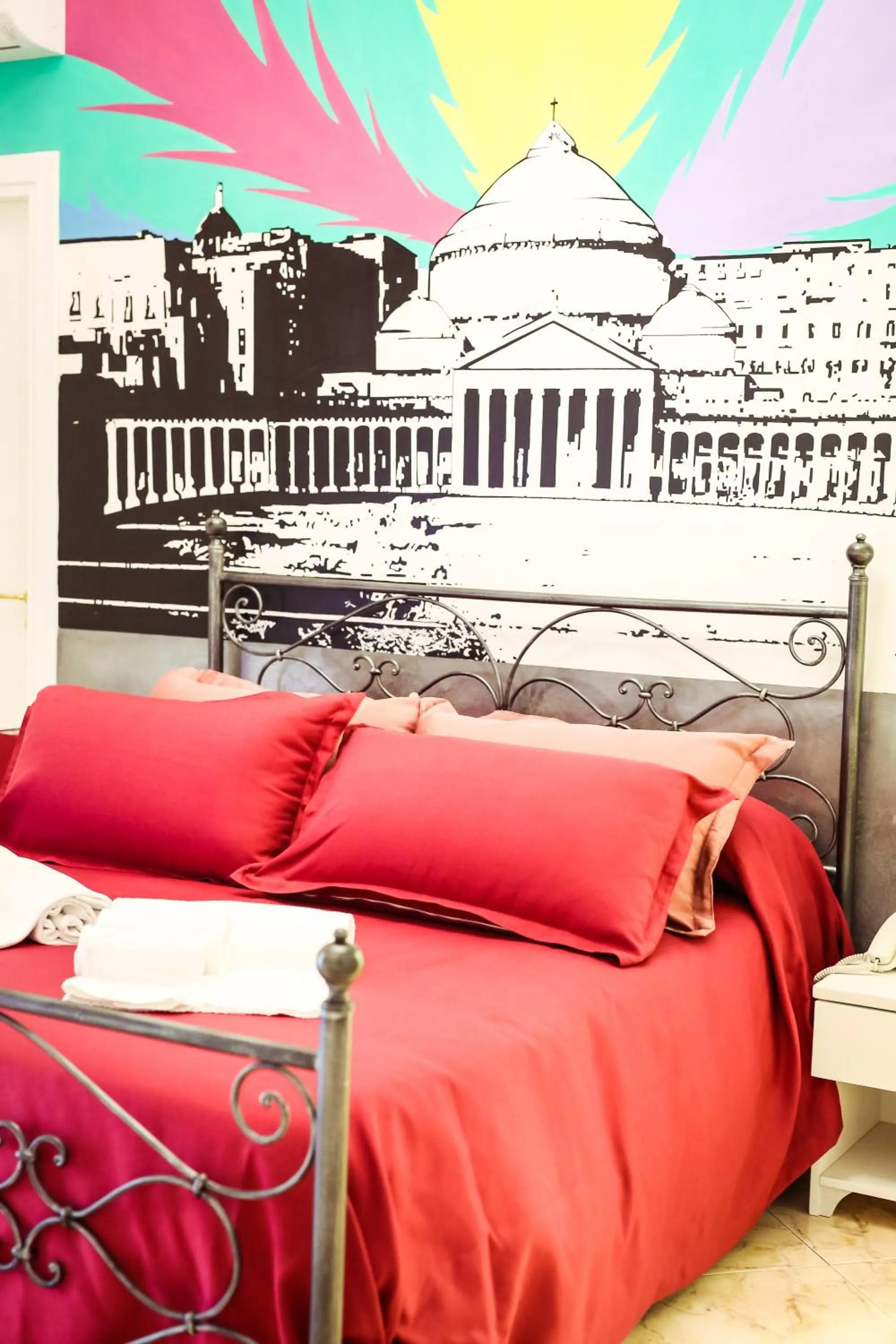 Bed in NapoliMia Boutique Hotel