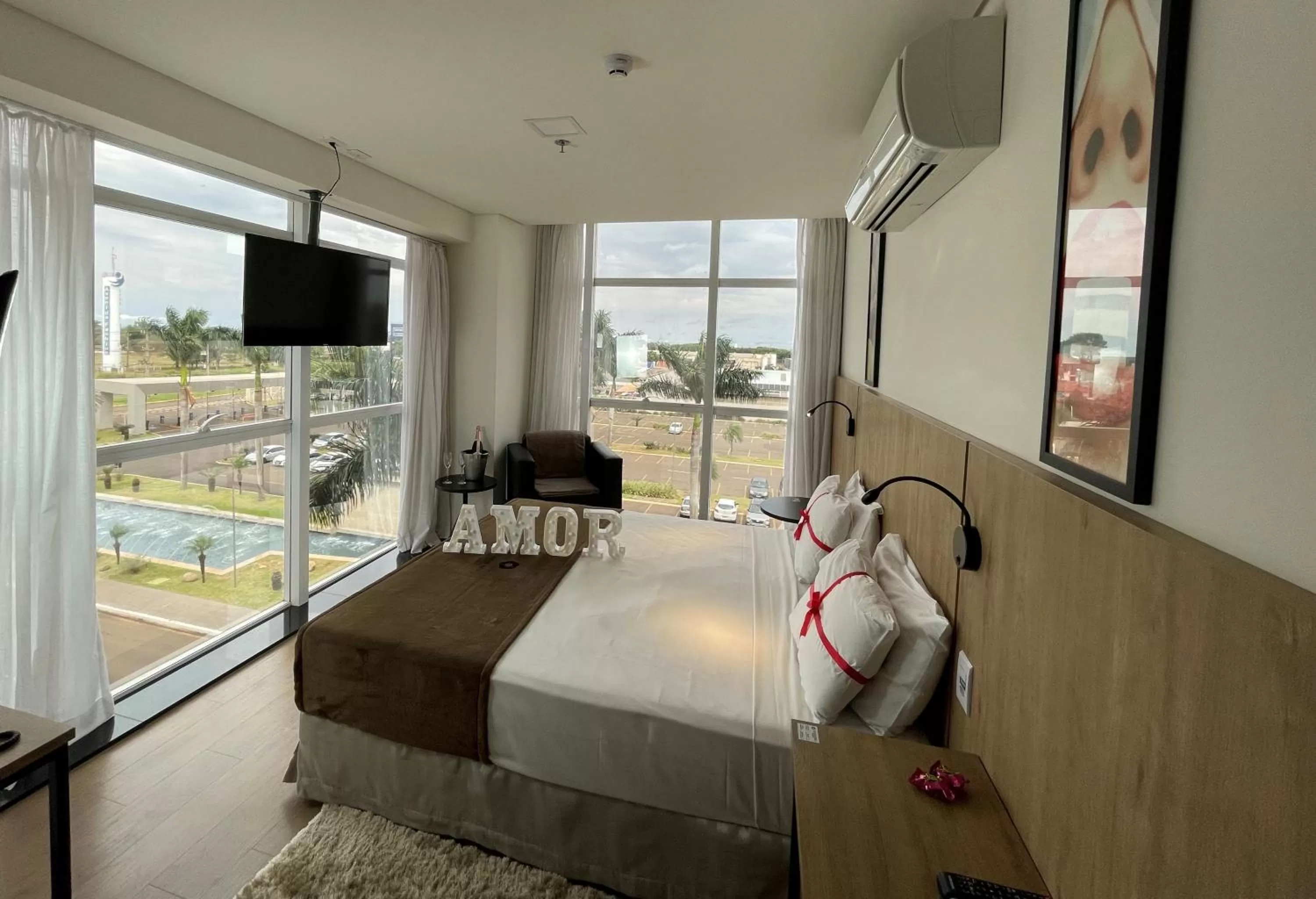 Bedroom, Bed in Transamerica Executive Maringá