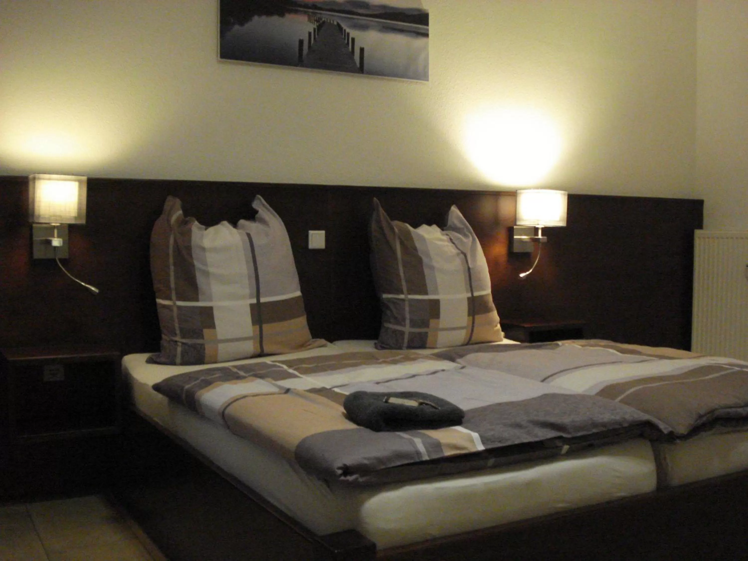 Bed in Hotel Restaurant Fritz