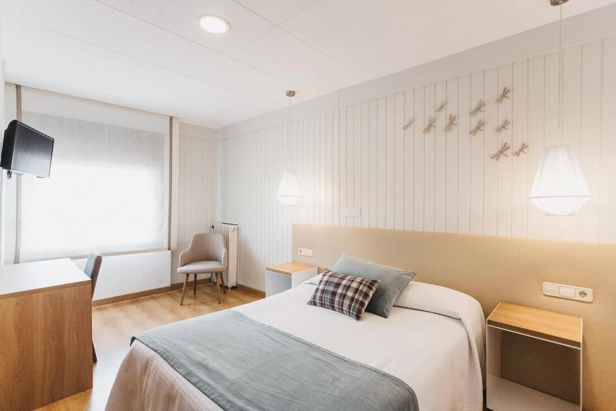 Bedroom, Bed in Hotel Catalunya Ribes de Freser