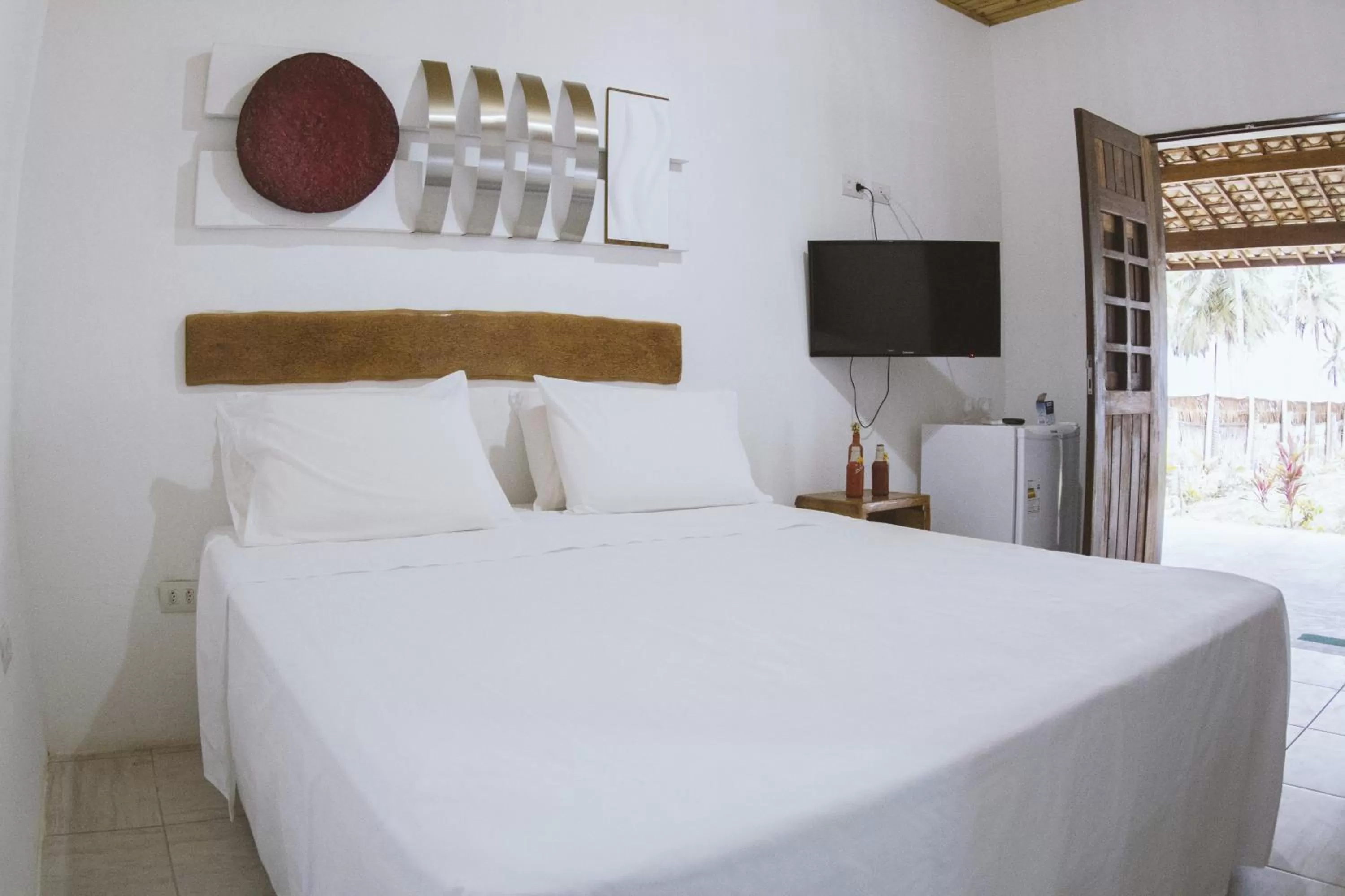 Bed in Pousada e Restaurante Encanto das Águas