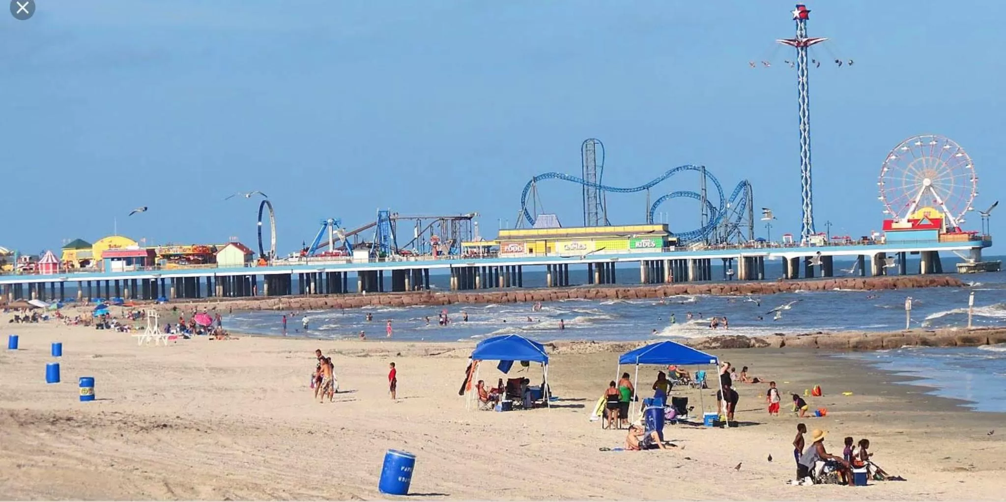 Beach in The Galveston Victorian Condo