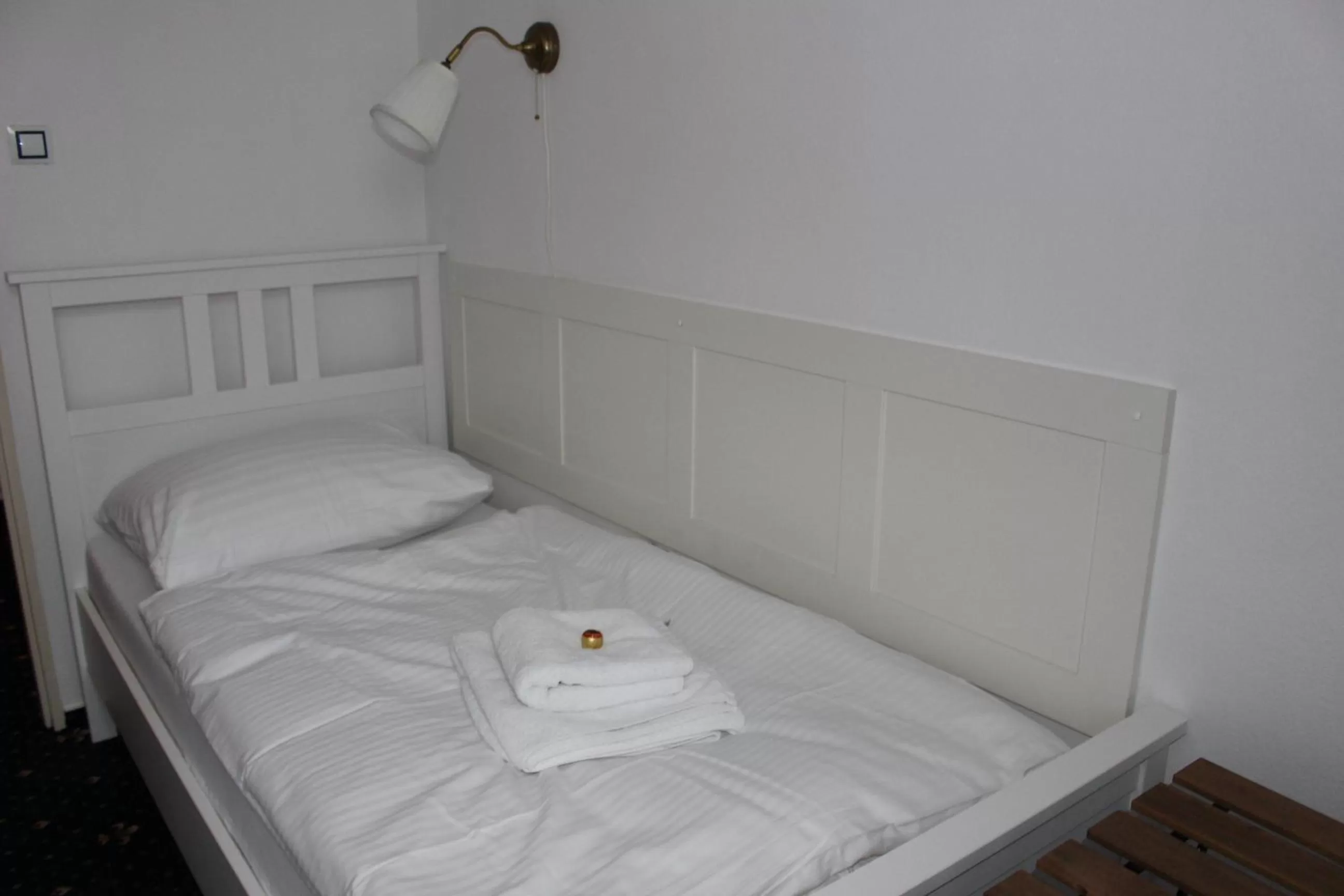 Bed in Hotel Amadeus