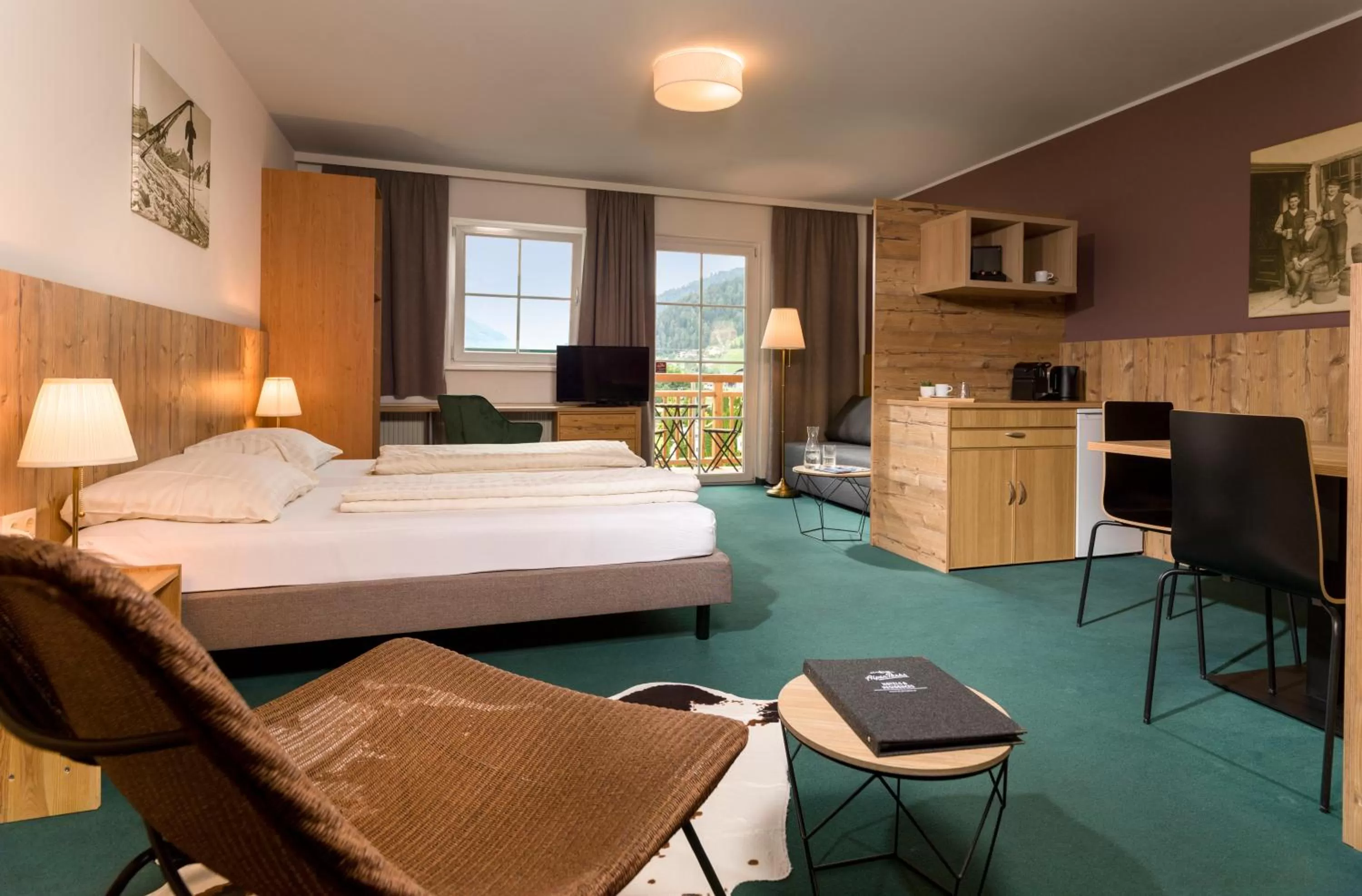 Studio with Infrared Cabin in AlpenParks Hotel MONTANA