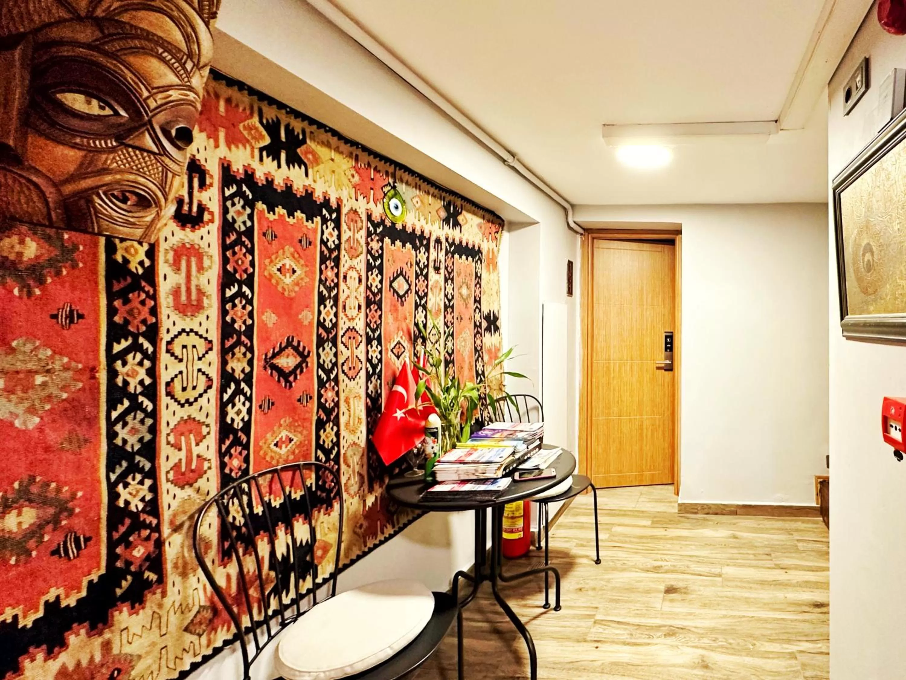 Seating area in Sultan Pier Hotel