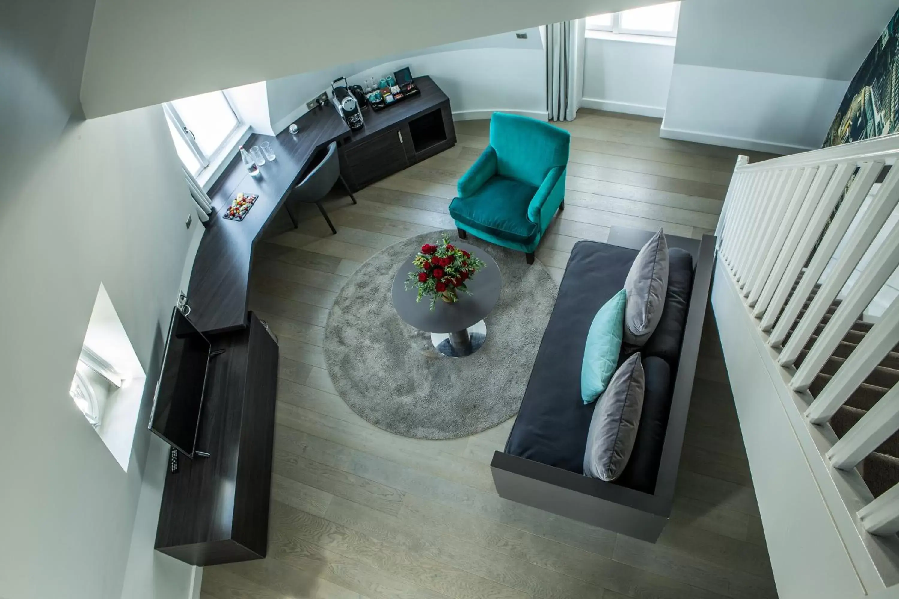 Duplex Eiffel Tower view Queen Suite with single sofa bed in Hotel Indigo Paris - Opera, an IHG Hotel Duplex Eiffel Tower view Queen Suite with single sofa bed in Hotel Indigo Paris - Opera, an IHG Hotel