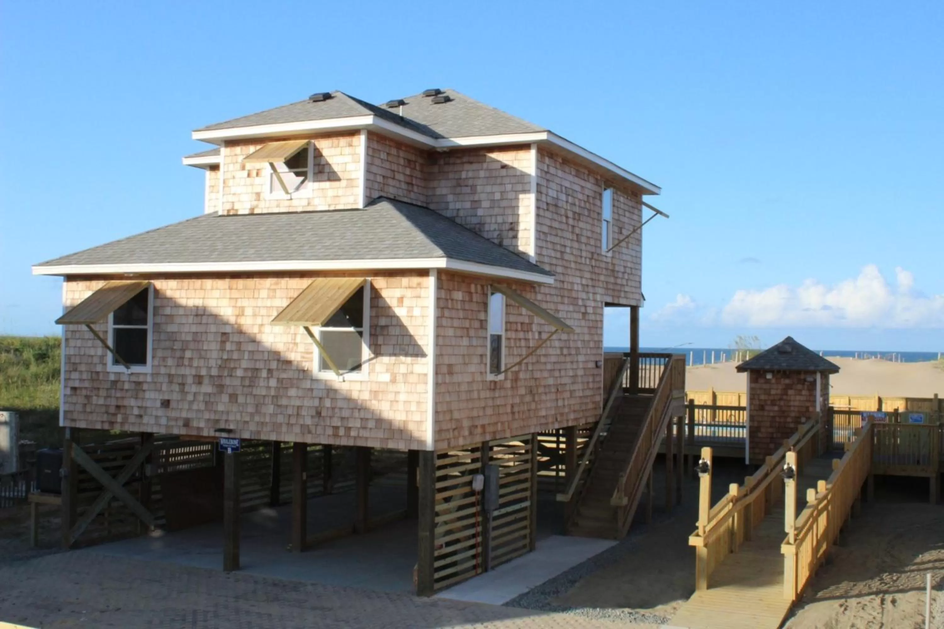 Property building in Whalebone Ocean Cottages by KEES Vacations