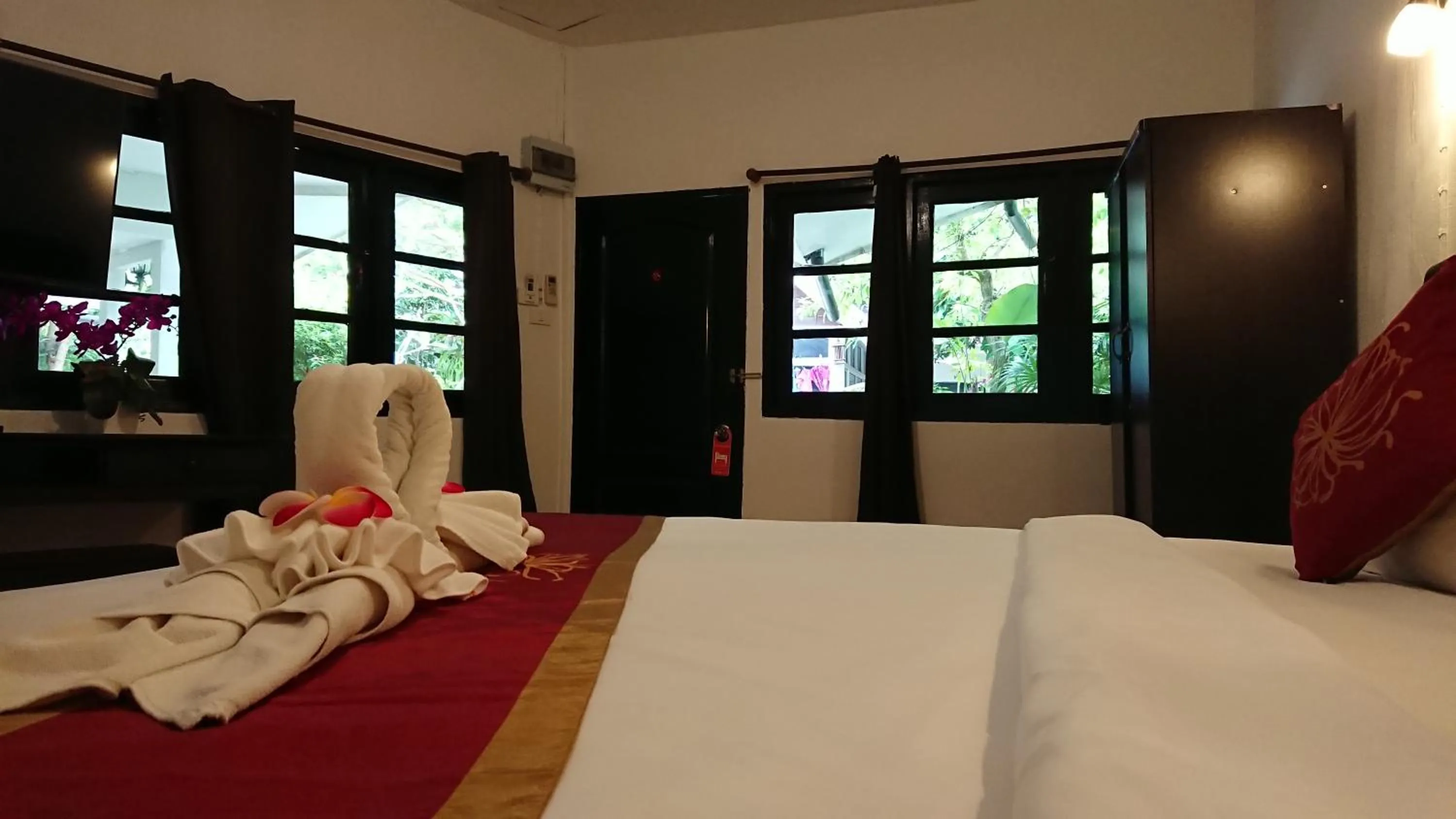 Bed in The Krabi Forest Homestay