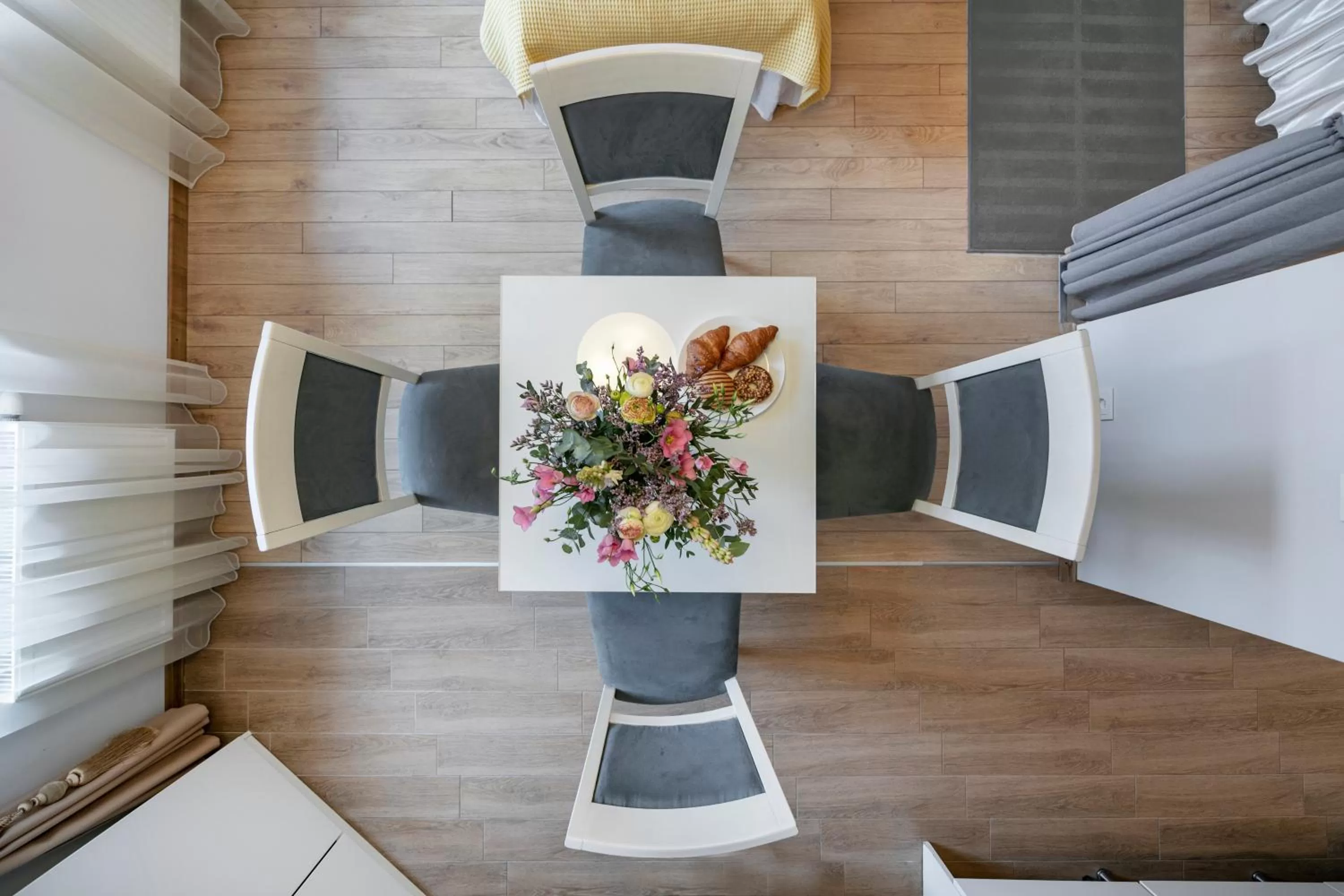 Dining area in Vilnius Apartments