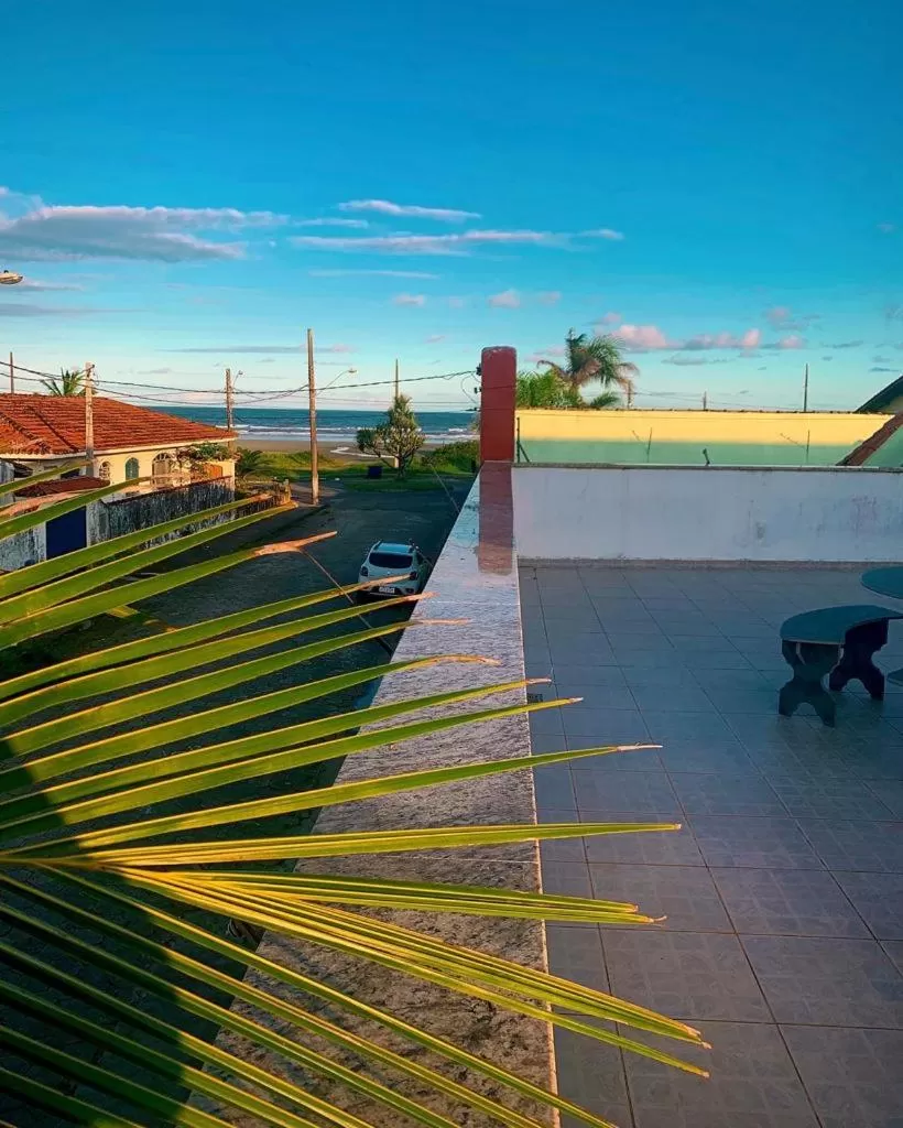 Balcony/Terrace in Hostel e Pousada Bahia Beach