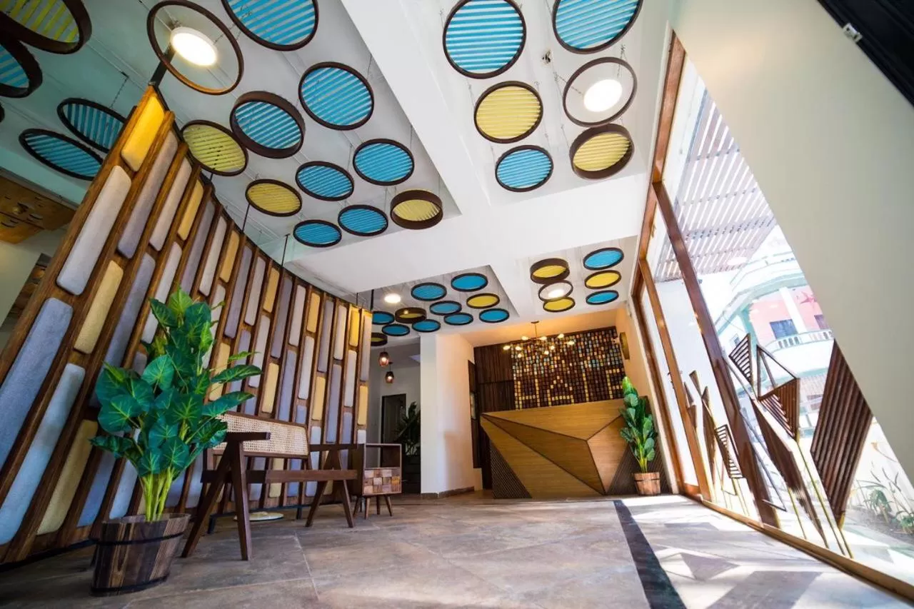 Facade/entrance in HALF Hotel, Calangute