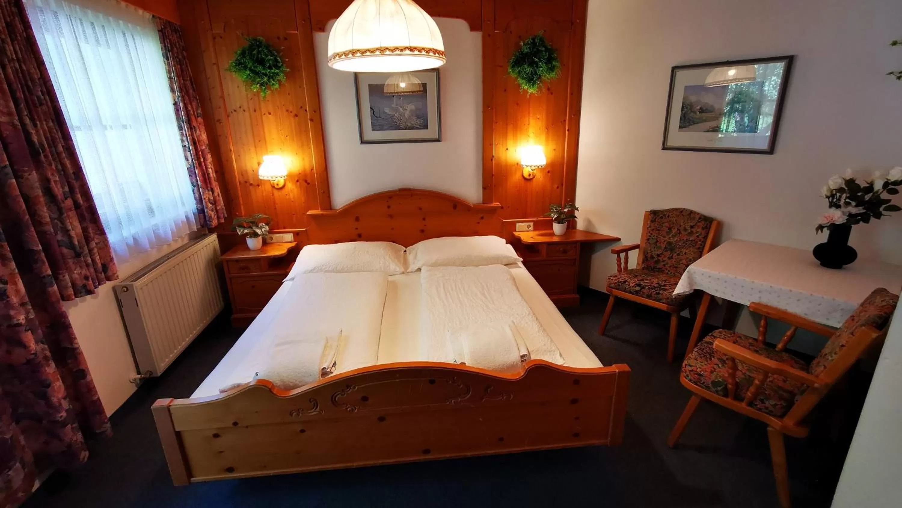 Bed in Gasthof Geronimo